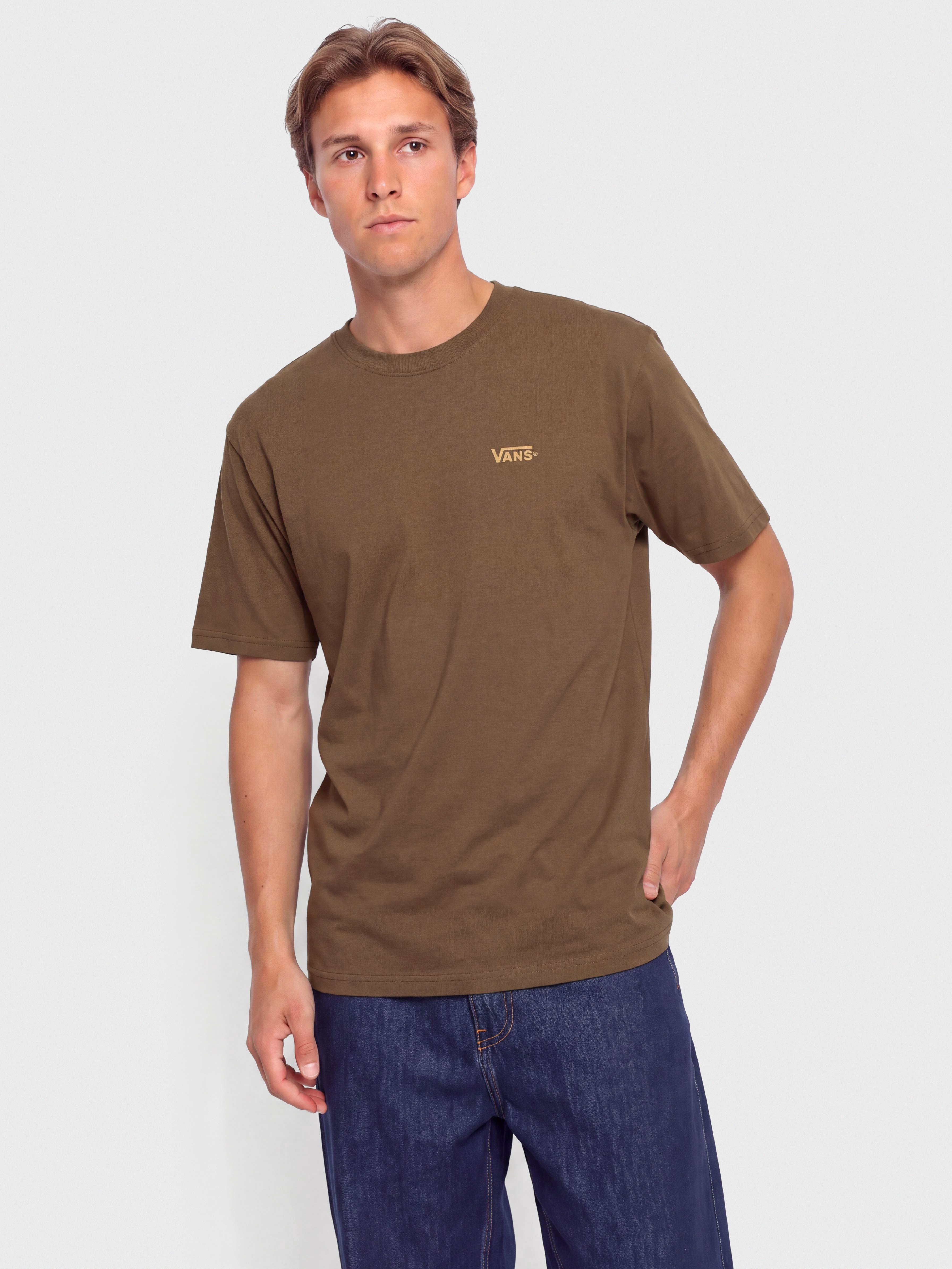 Tricou Vans New Left Chest (vintage cocoa)