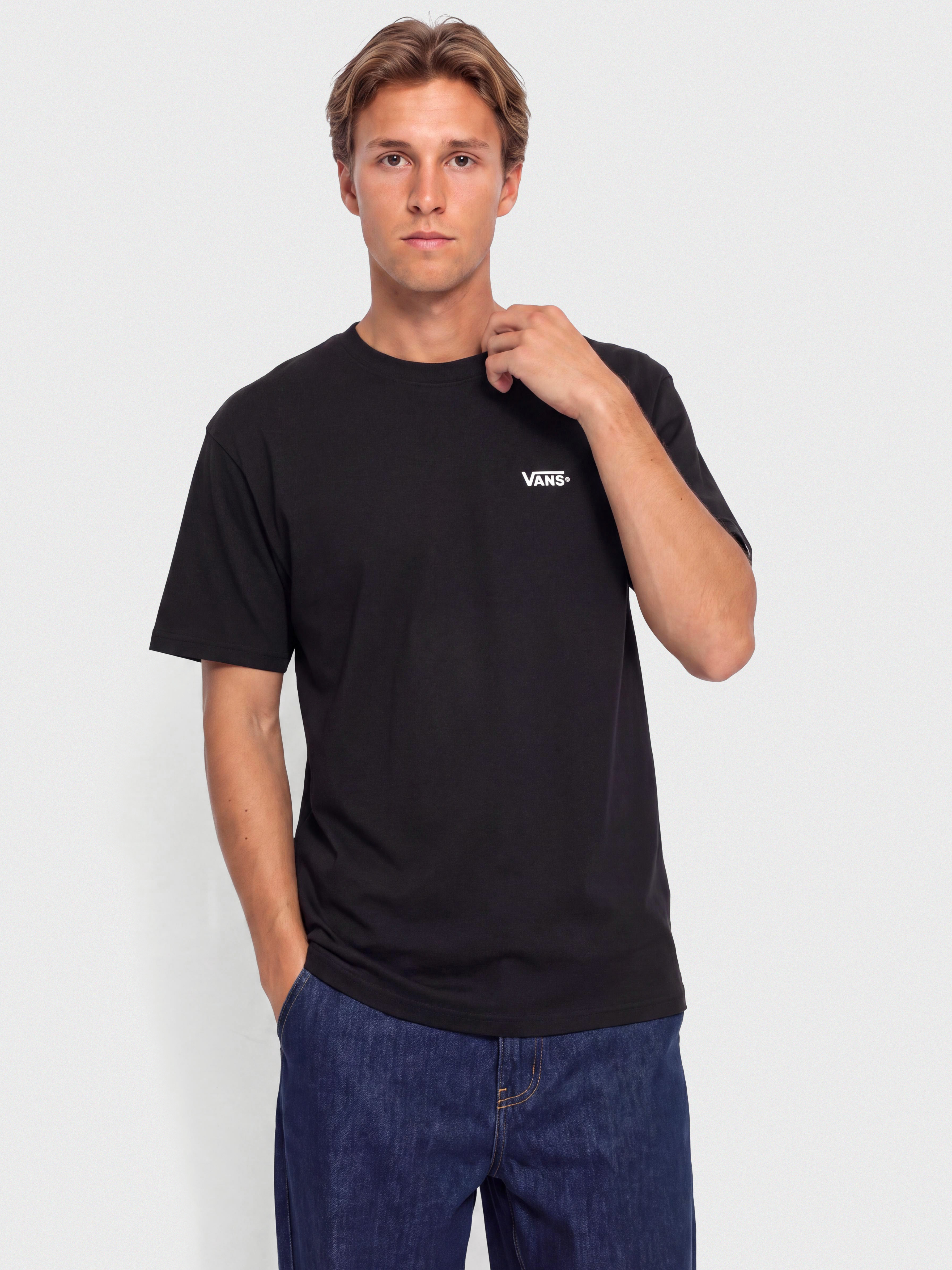 Tricou Vans New Left Chest (black/white)