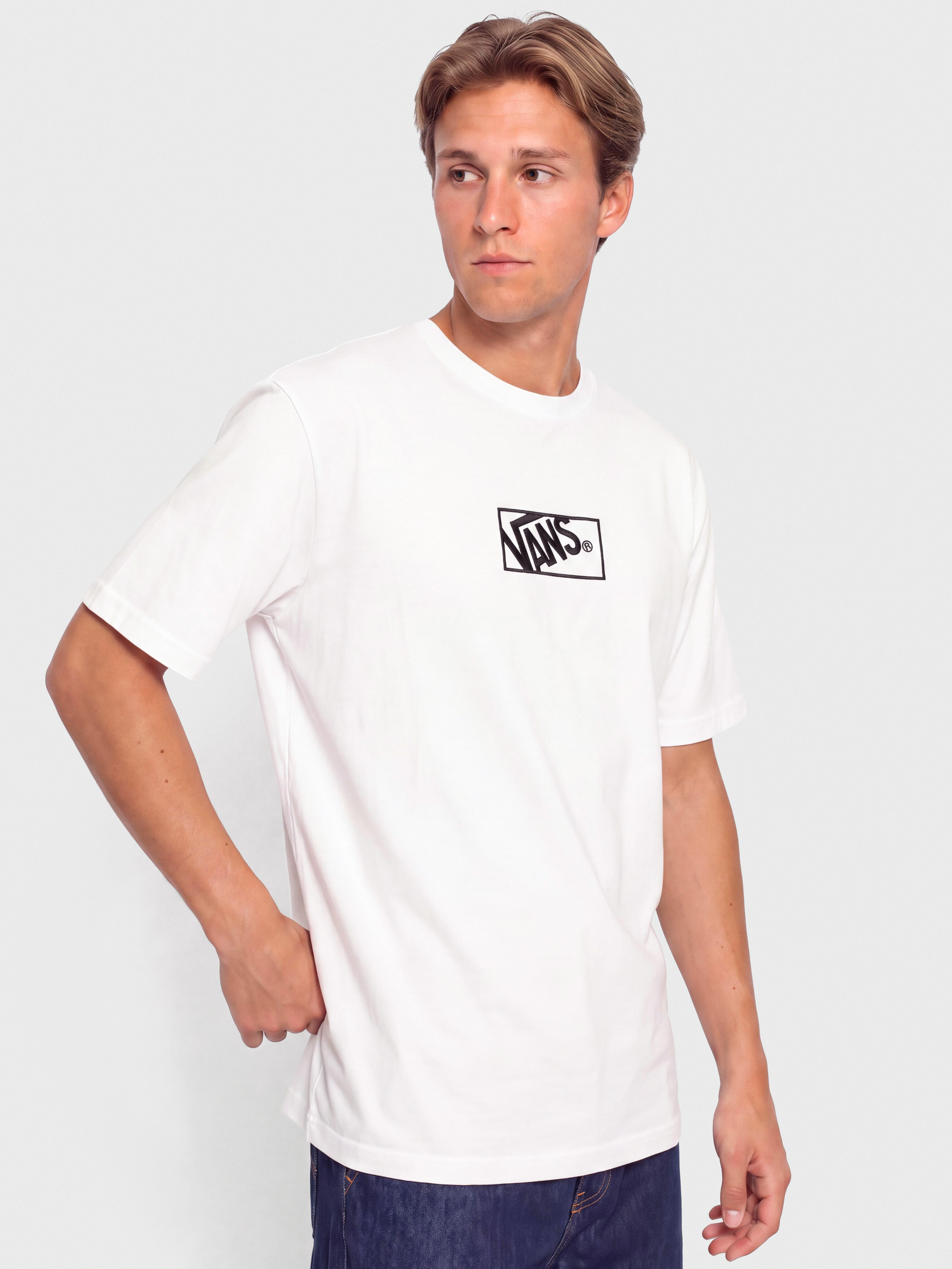 Tricou Vans Blocked Box Loose (white)