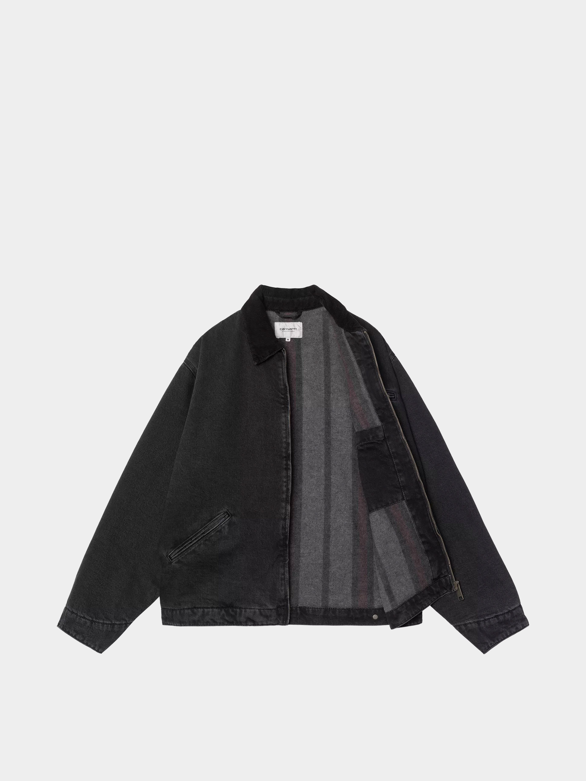 Geacă Carhartt WIP OG Detroit (black/black/stone washed)