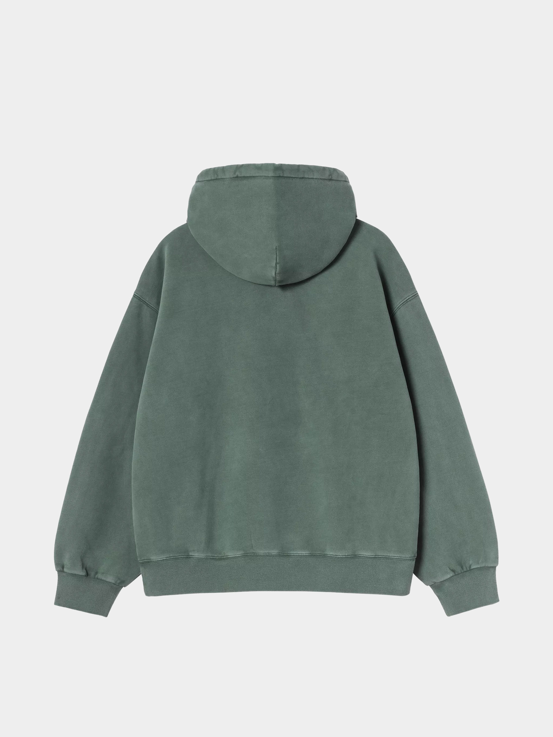 Hanorac cu glugă Carhartt WIP Vista HD (dark scarab/garment dyed)