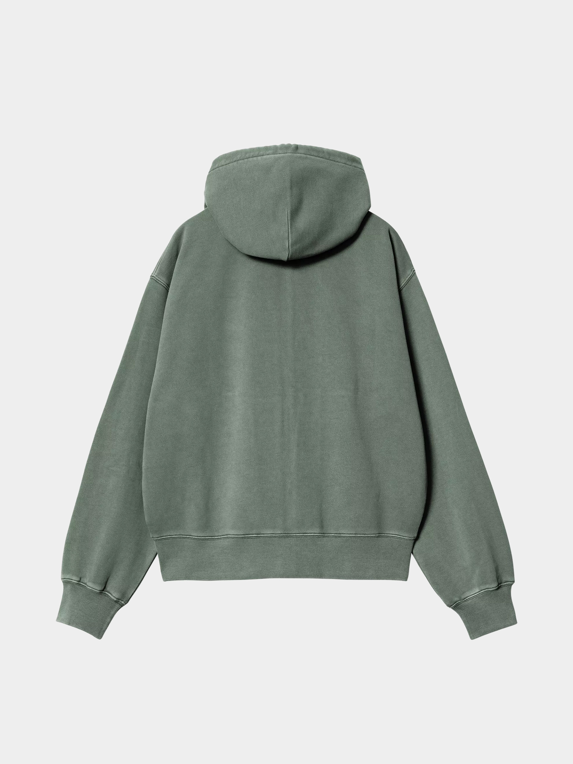 Hanorac cu glugă Carhartt WIP Nelson ZHD Wmn (dark scarab/garment dyed)