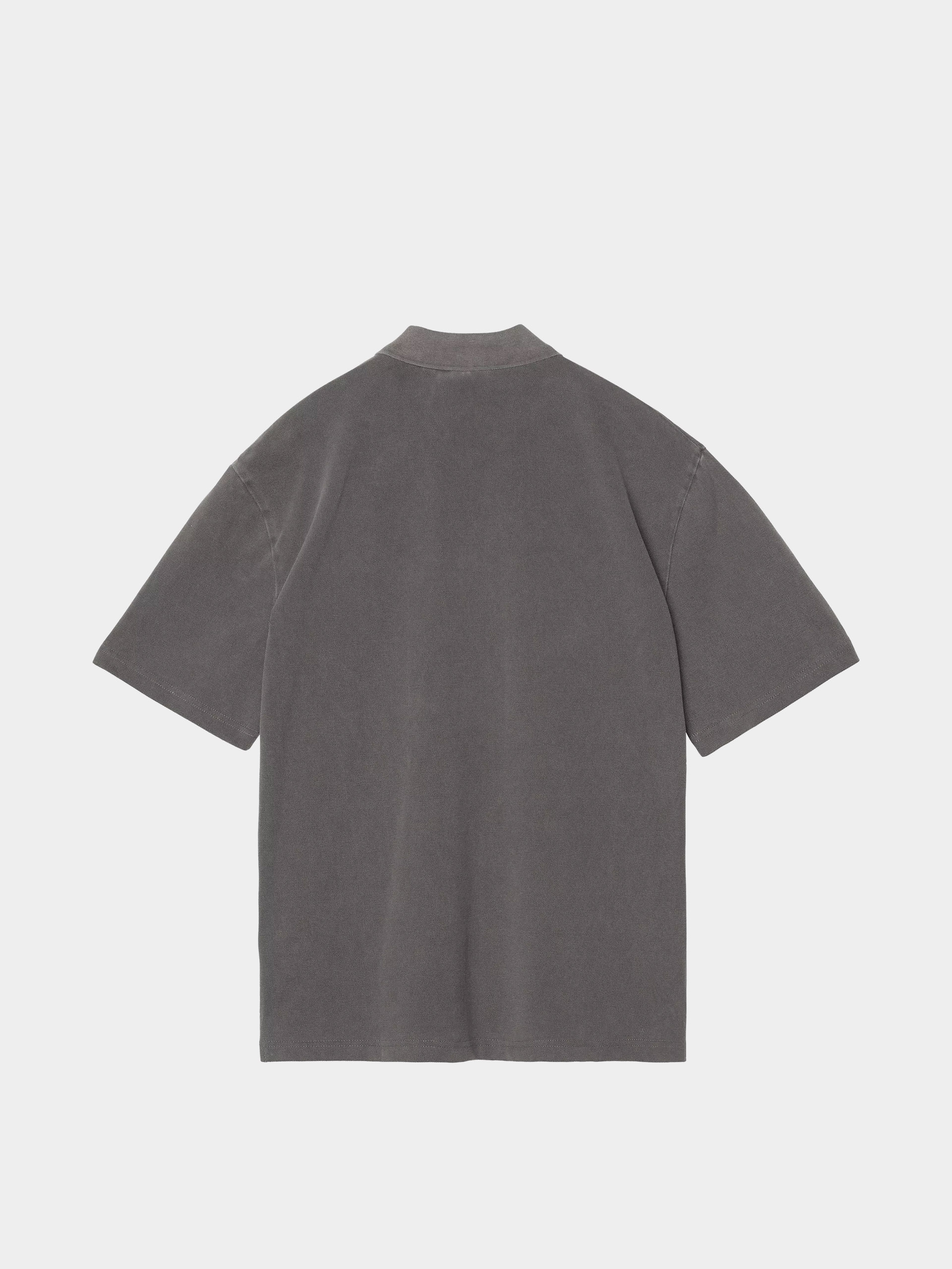 Tricou Carhartt WIP Wayne Polo (black/garment dyed)