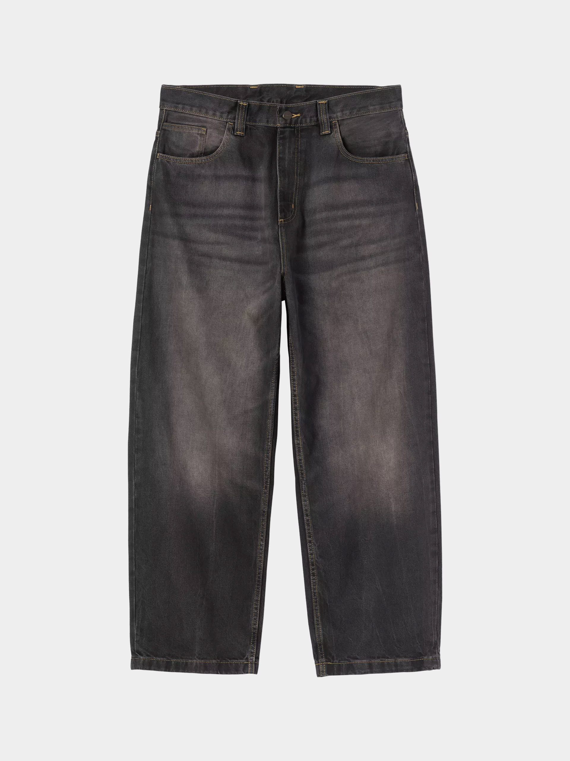 Pantaloni Carhartt WIP Brandon (black/tobacco used wash)