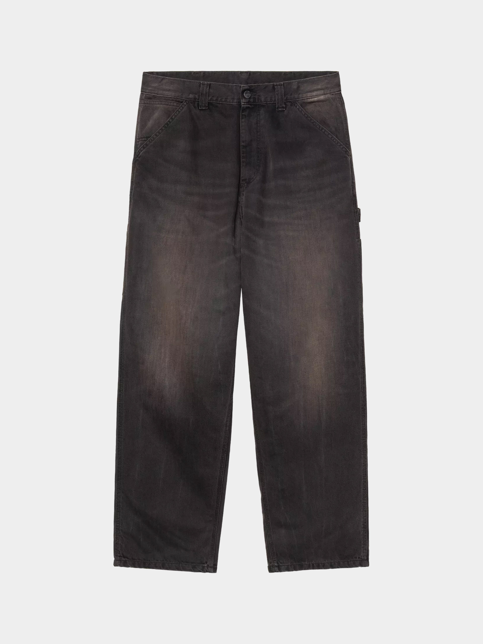 Pantaloni Carhartt WIP OG Single Knee (black/tobacco used wash)