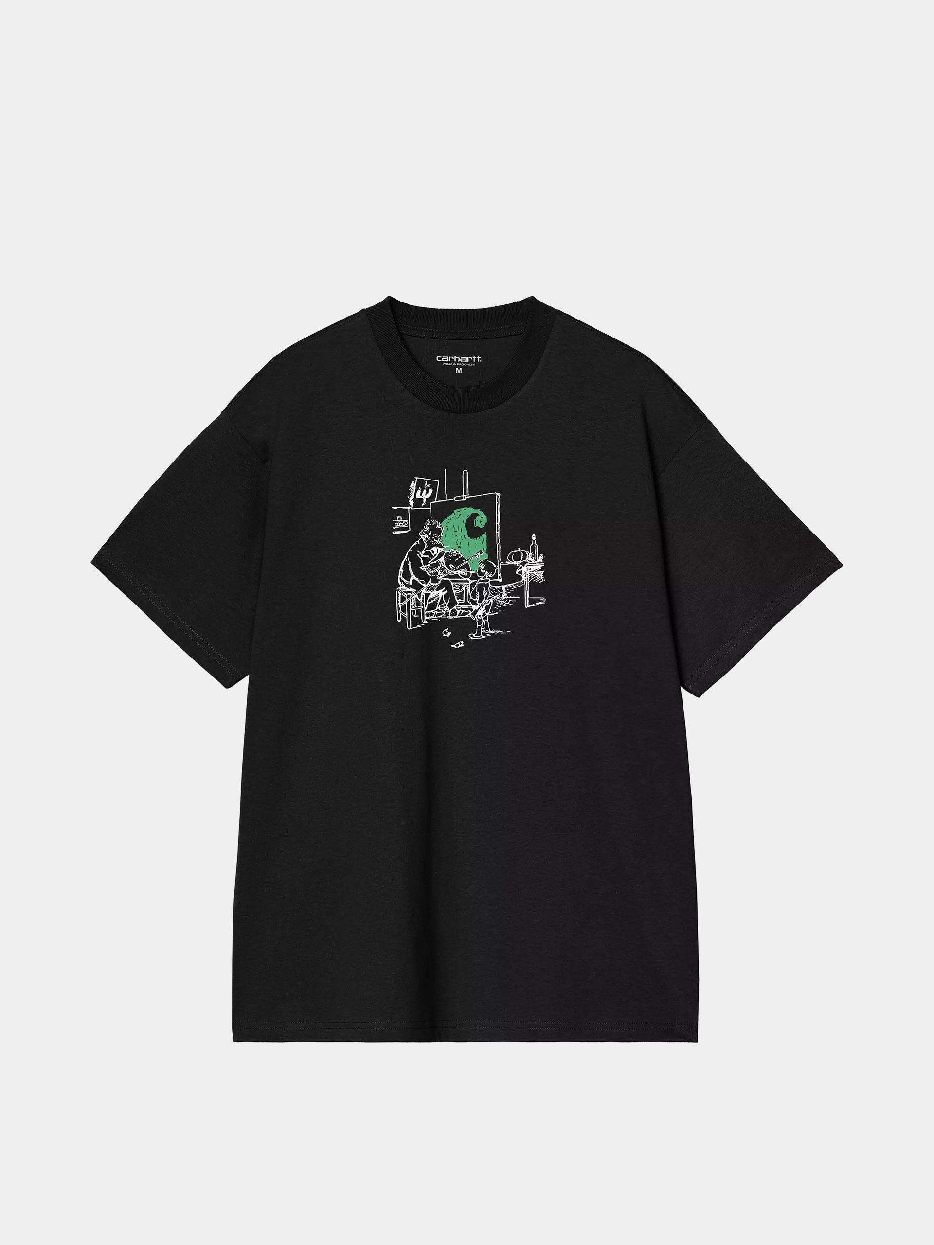 Tricou Carhartt WIP Old Painter (black)