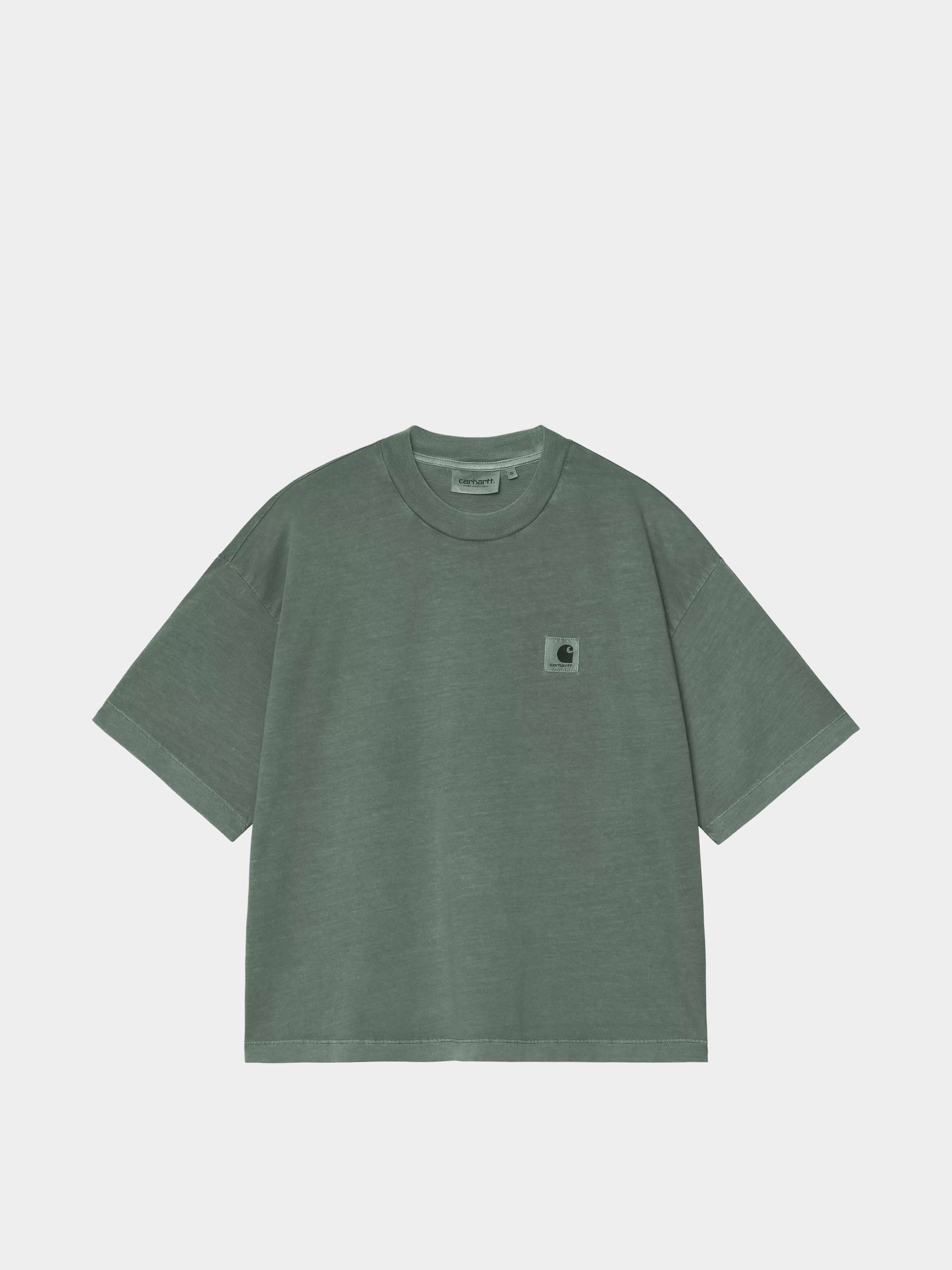 Tricou Carhartt WIP Nelson Wmn (dark scarab/garment dyed)