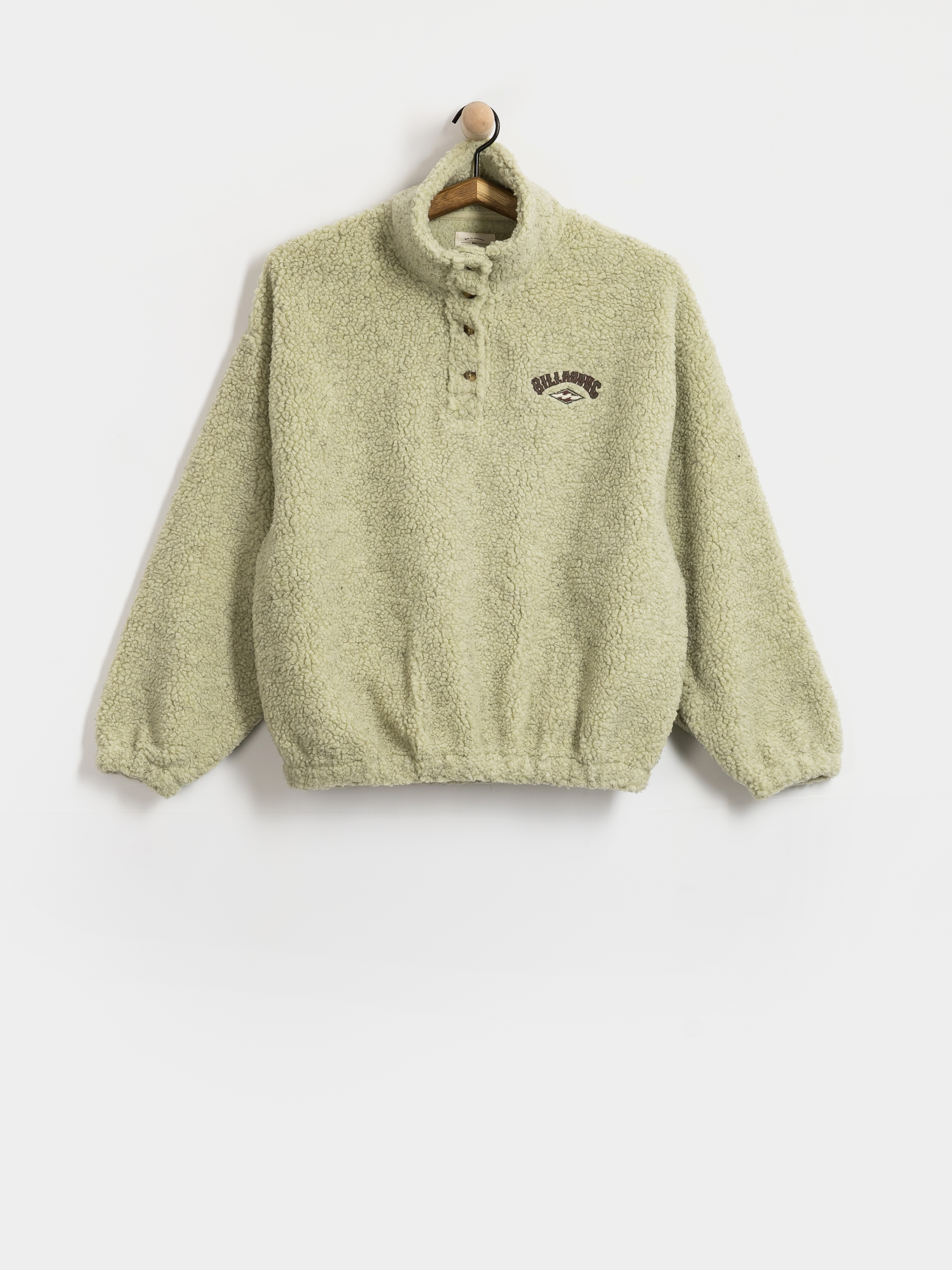 Pentru femei Hanorac din fleece Billabong Run The Road (smoke green)
