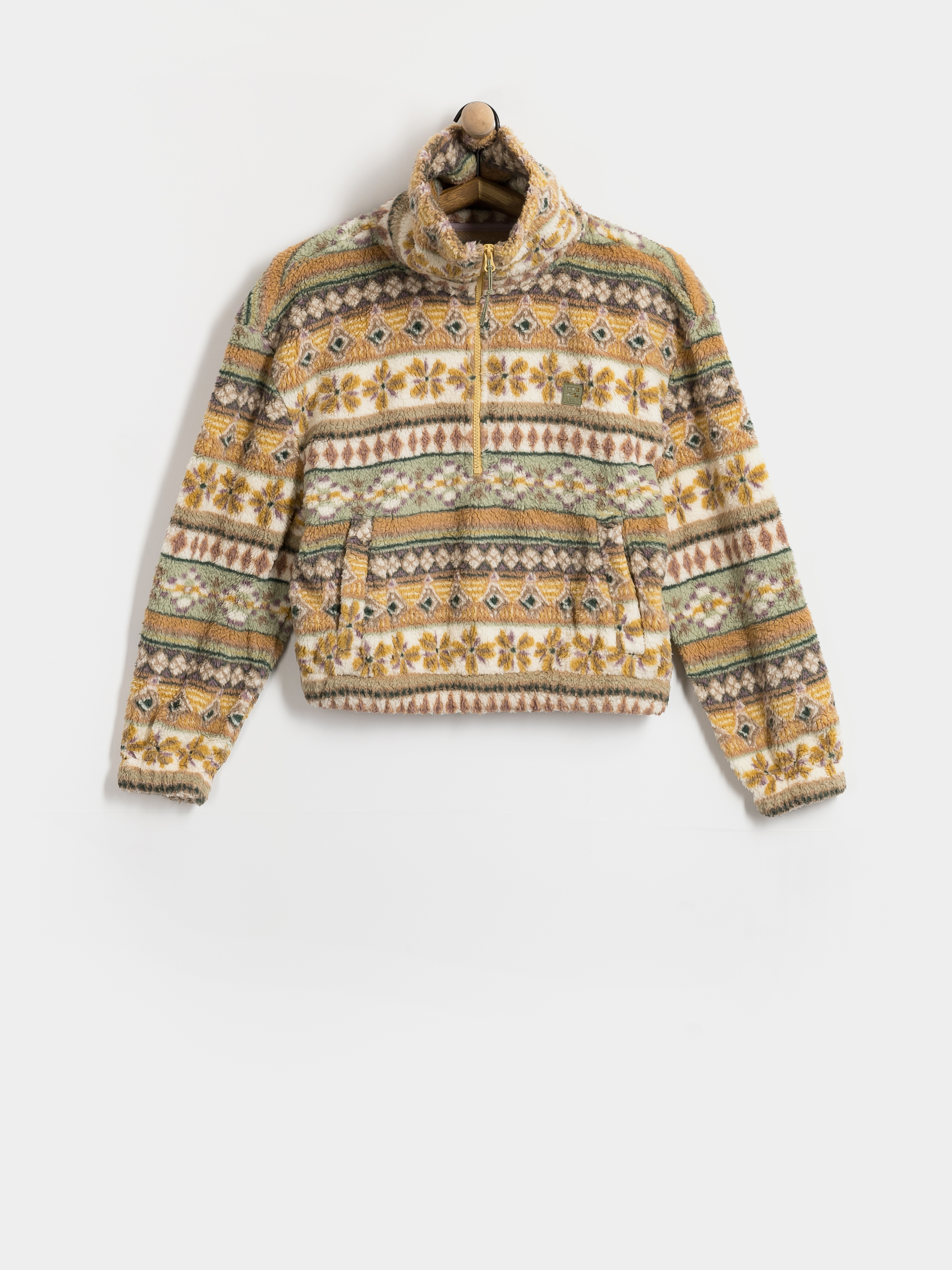 Hanorac din fleece Billabong Barra Half Zip Wmn (sea fog)