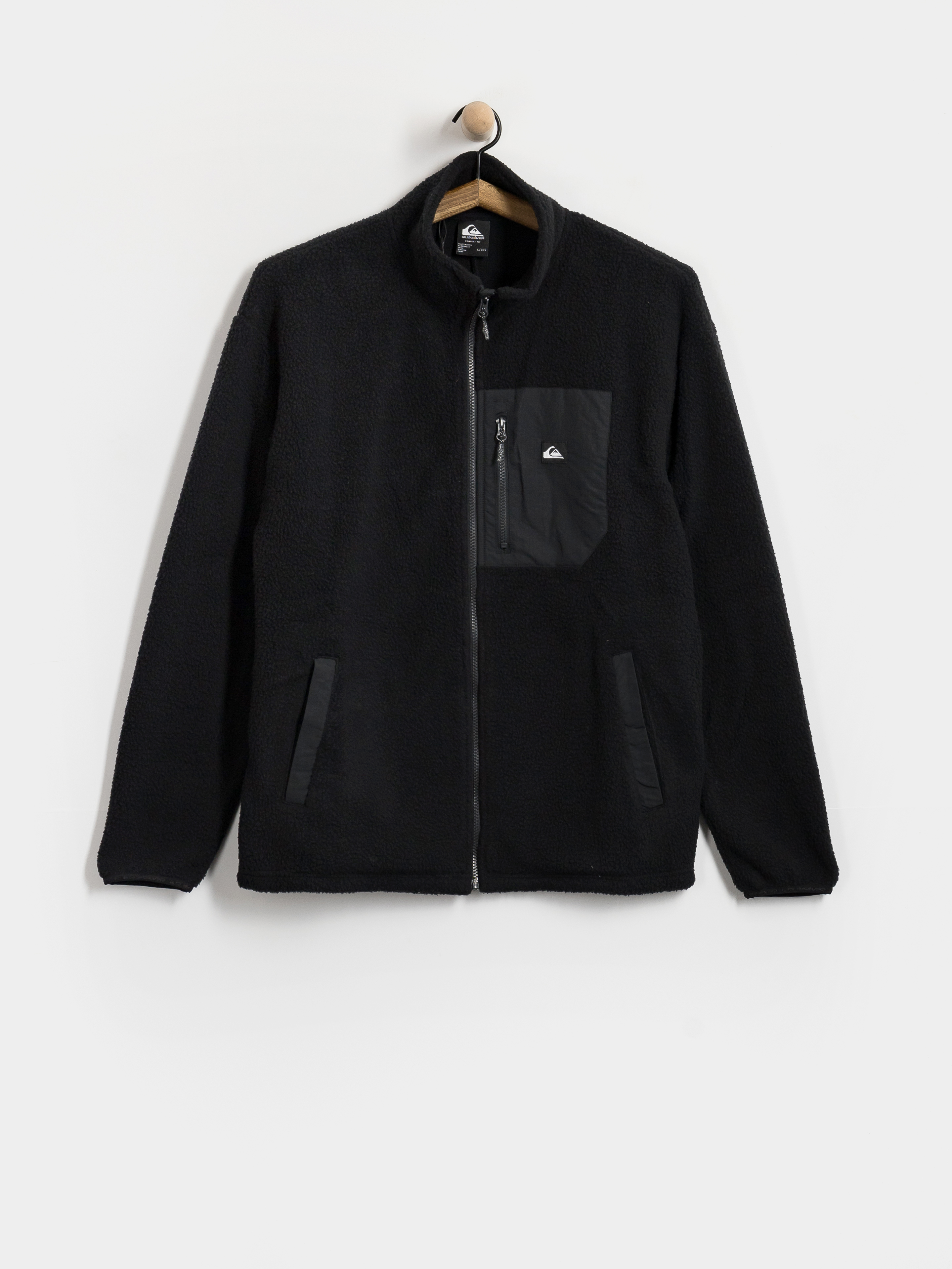 Hanorac din fleece Quiksilver Clean Coast Fz (black)