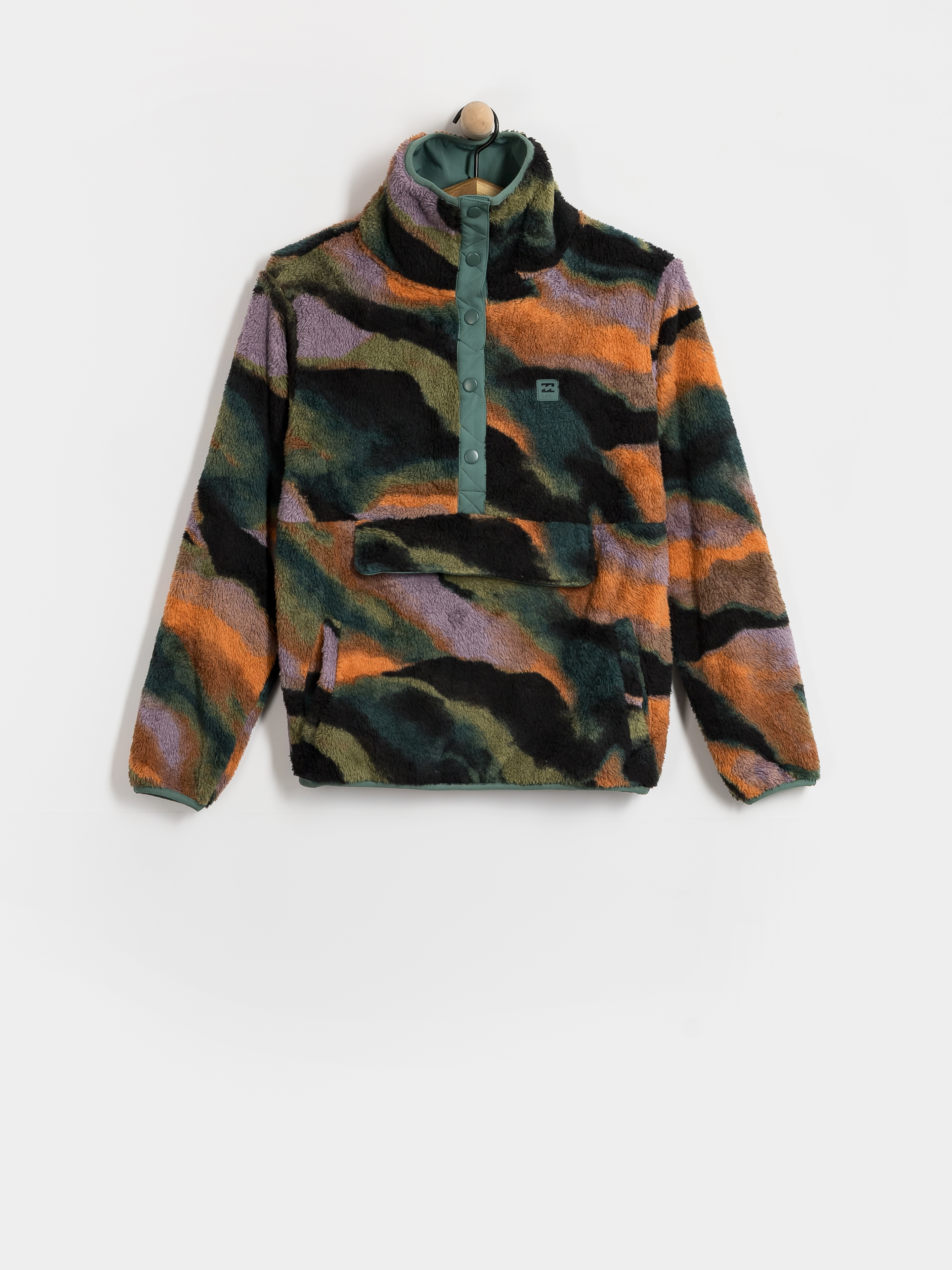 Pentru femei Hanorac din fleece Billabong Switchback Pullover (black multi)