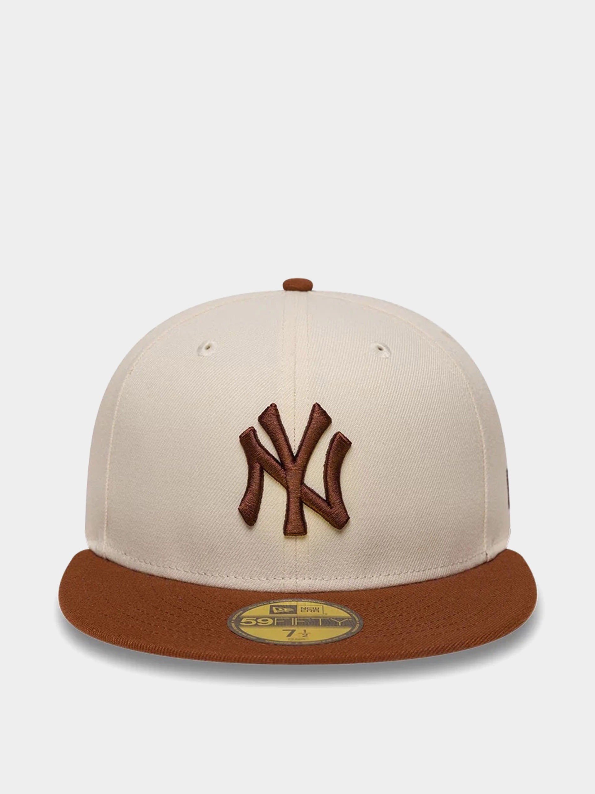 Șapcă New Era Colour Block League Essential 59Fifty New York Yankees (light cream/brown)
