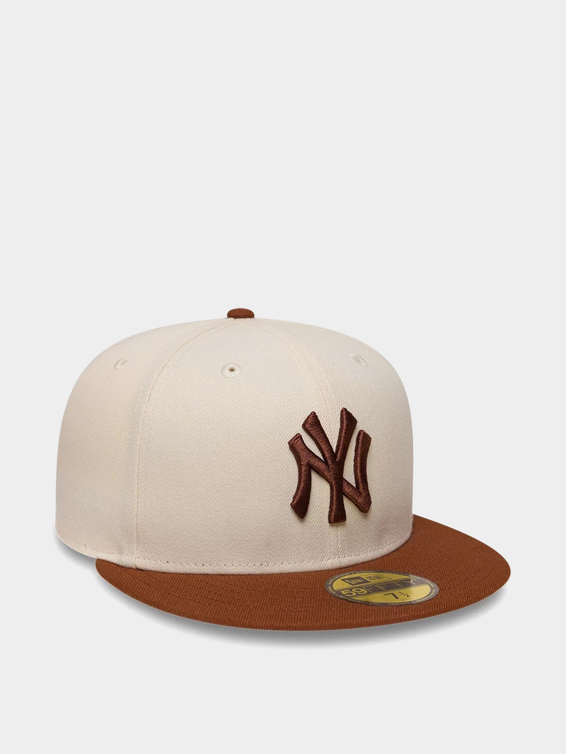 Șapcă New Era Colour Block League Essential 59Fifty New York Yankees (light cream/brown)