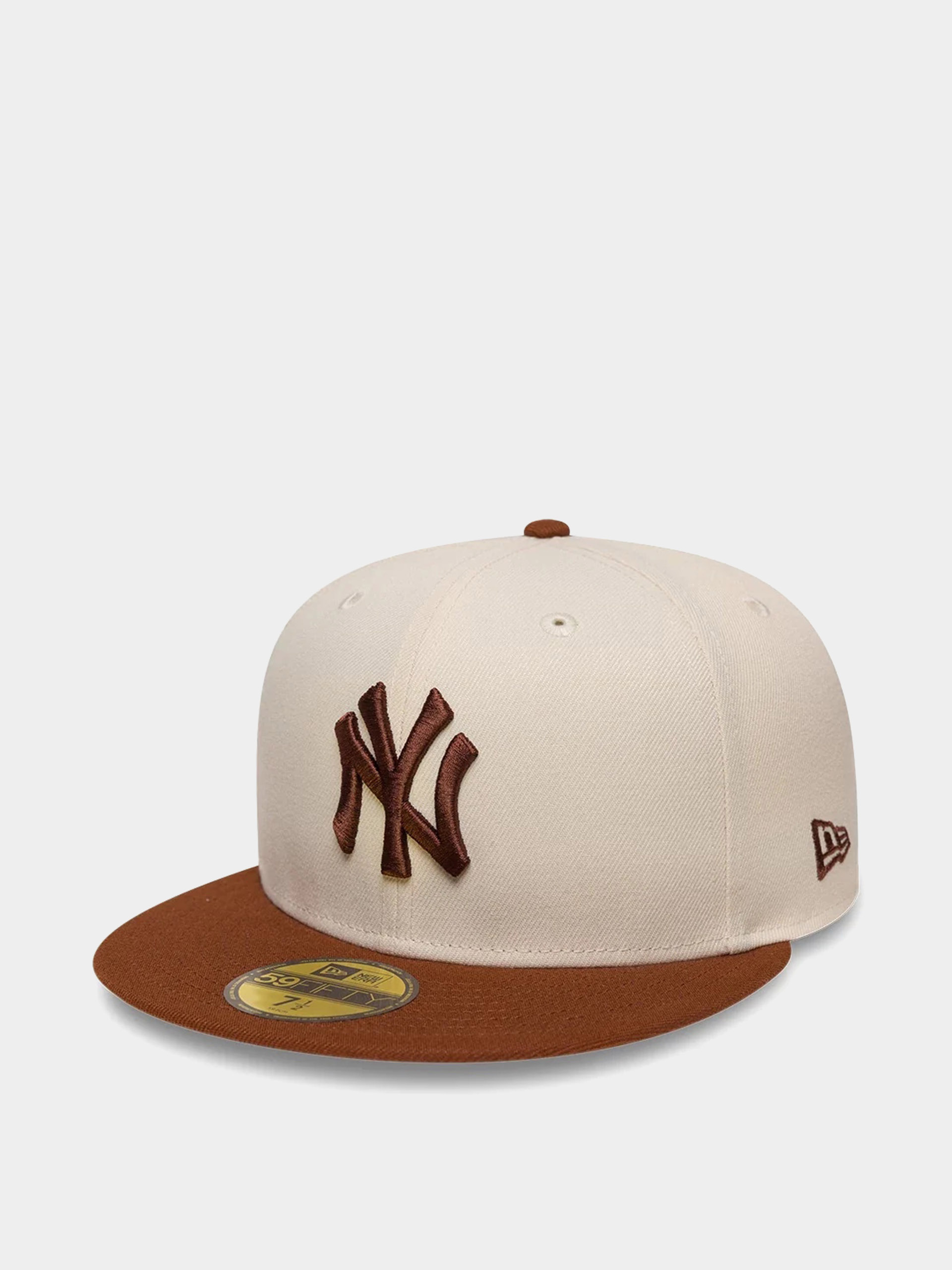 Șapcă New Era Colour Block League Essential 59Fifty New York Yankees (light cream/brown)