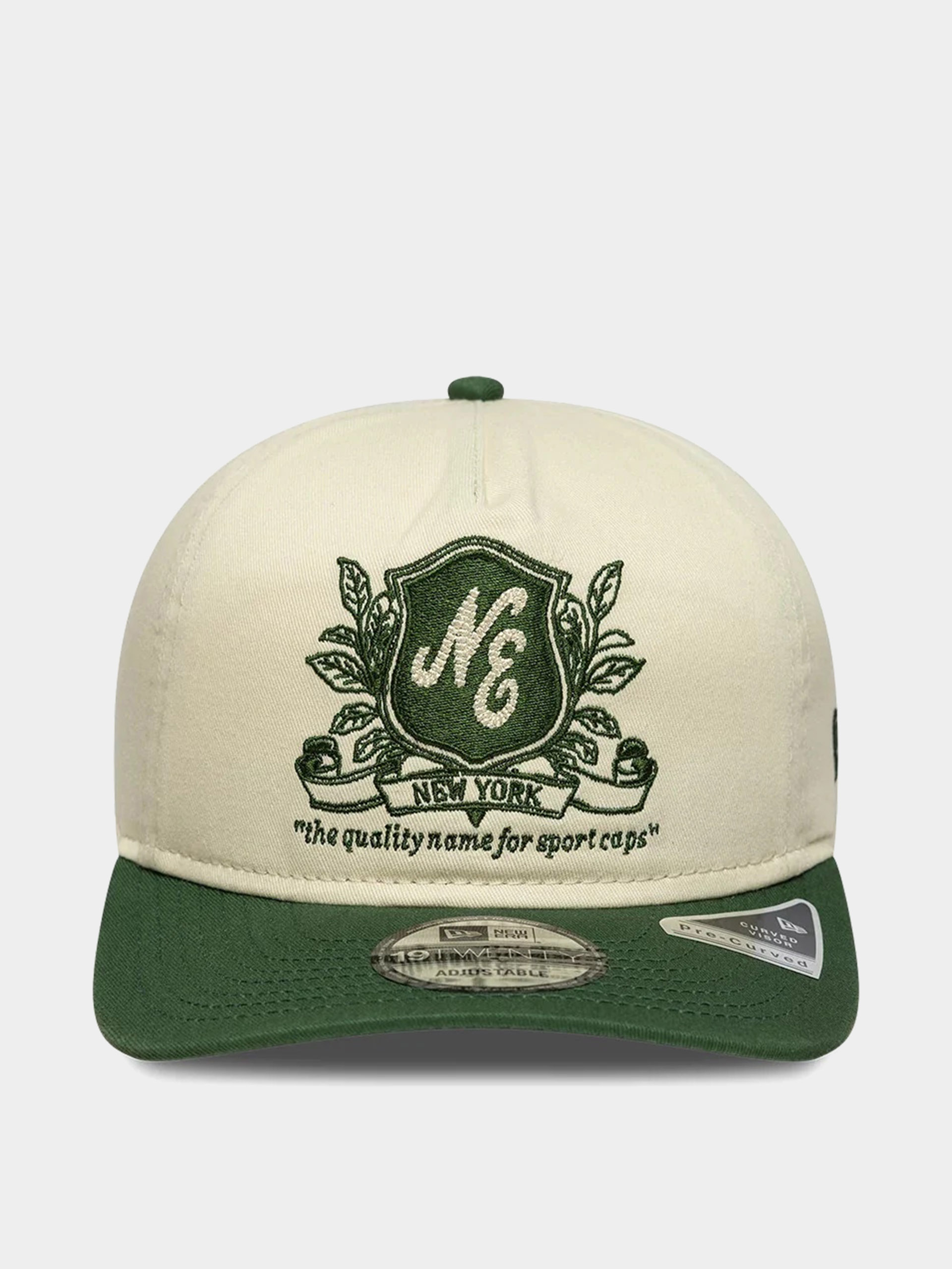 Șapcă New Era Washed Graphic 19Twenty (light cream/green)