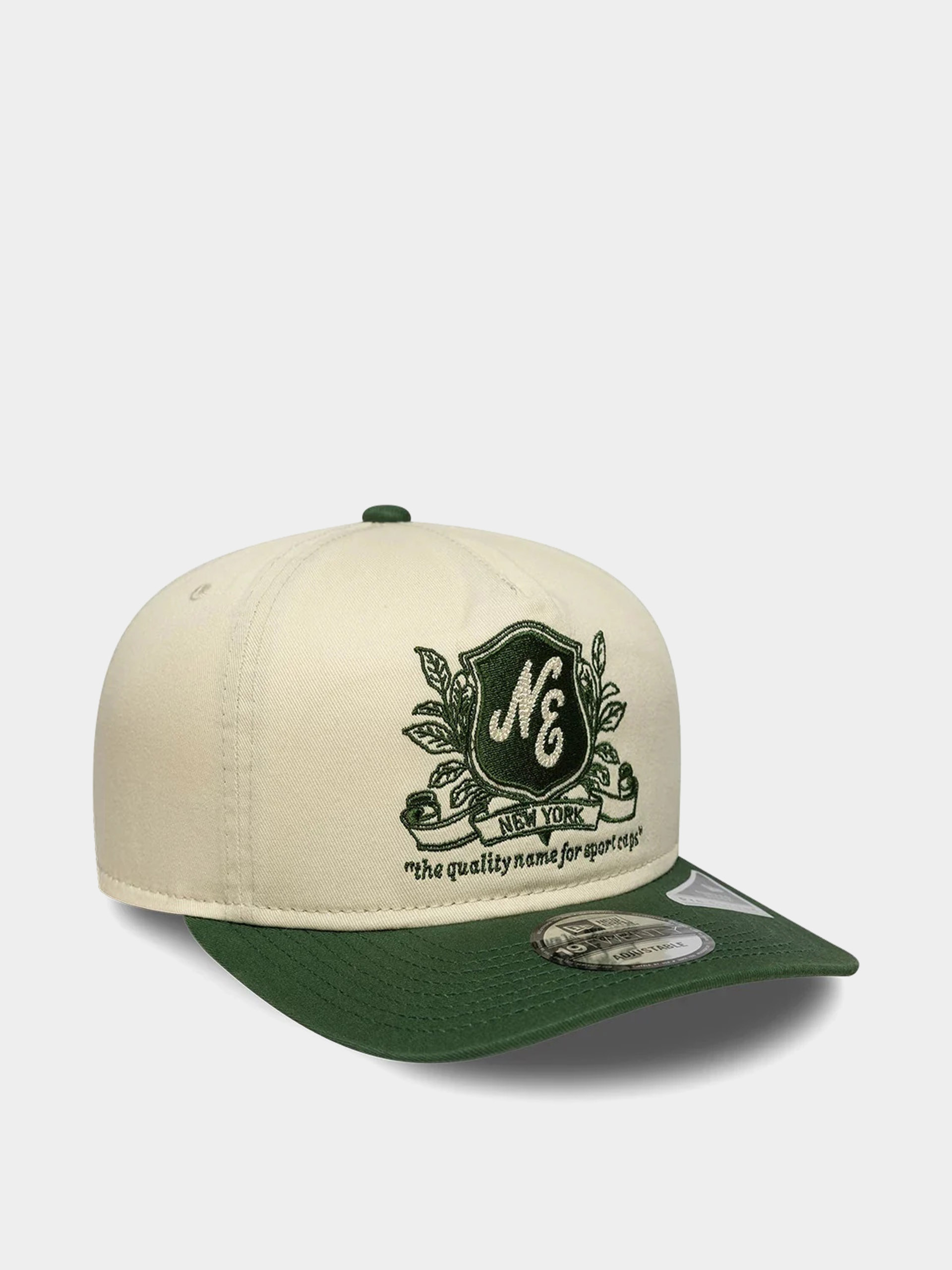 Șapcă New Era Washed Graphic 19Twenty (light cream/green)