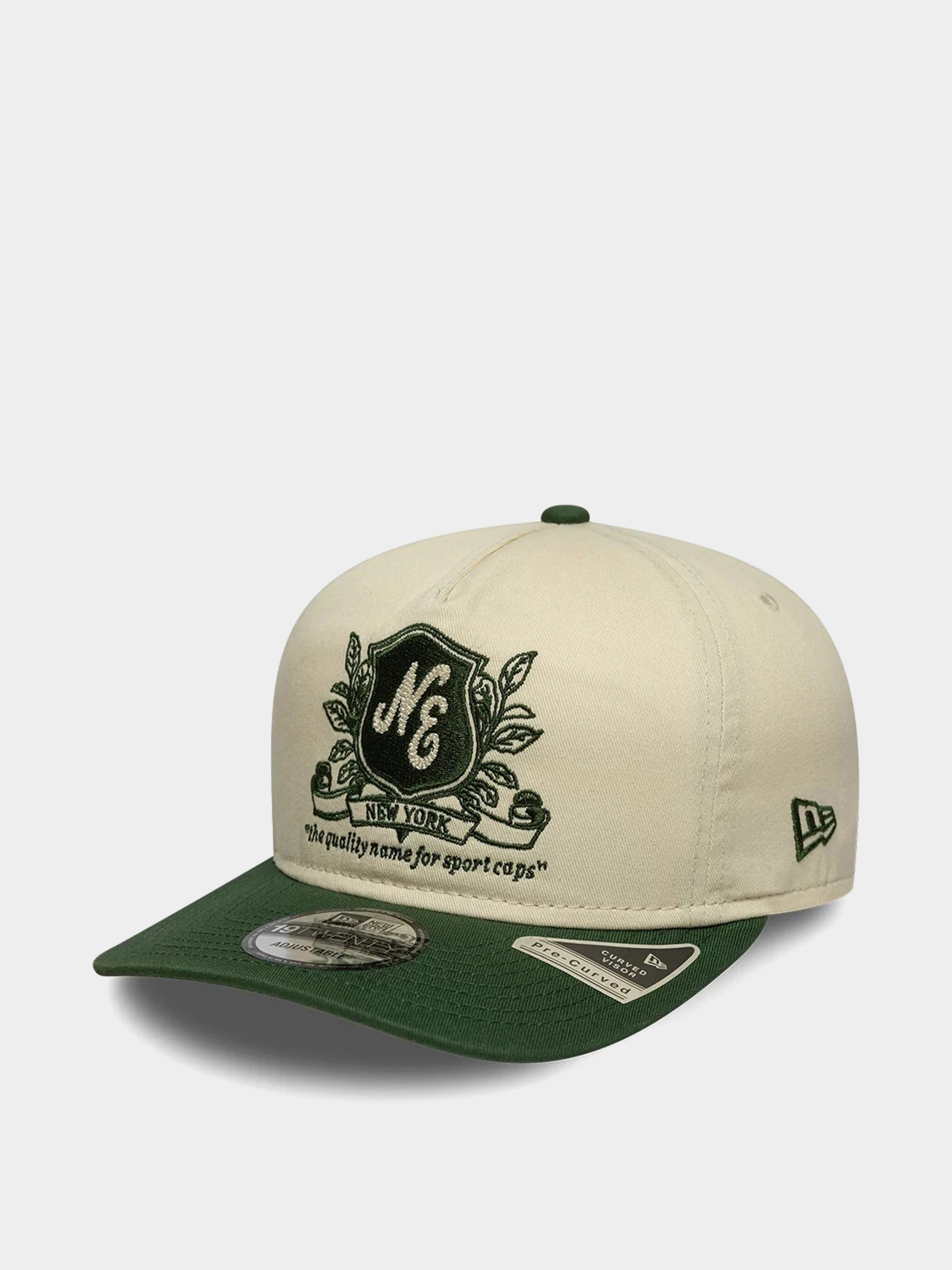 Șapcă New Era Washed Graphic 19Twenty (light cream/green)
