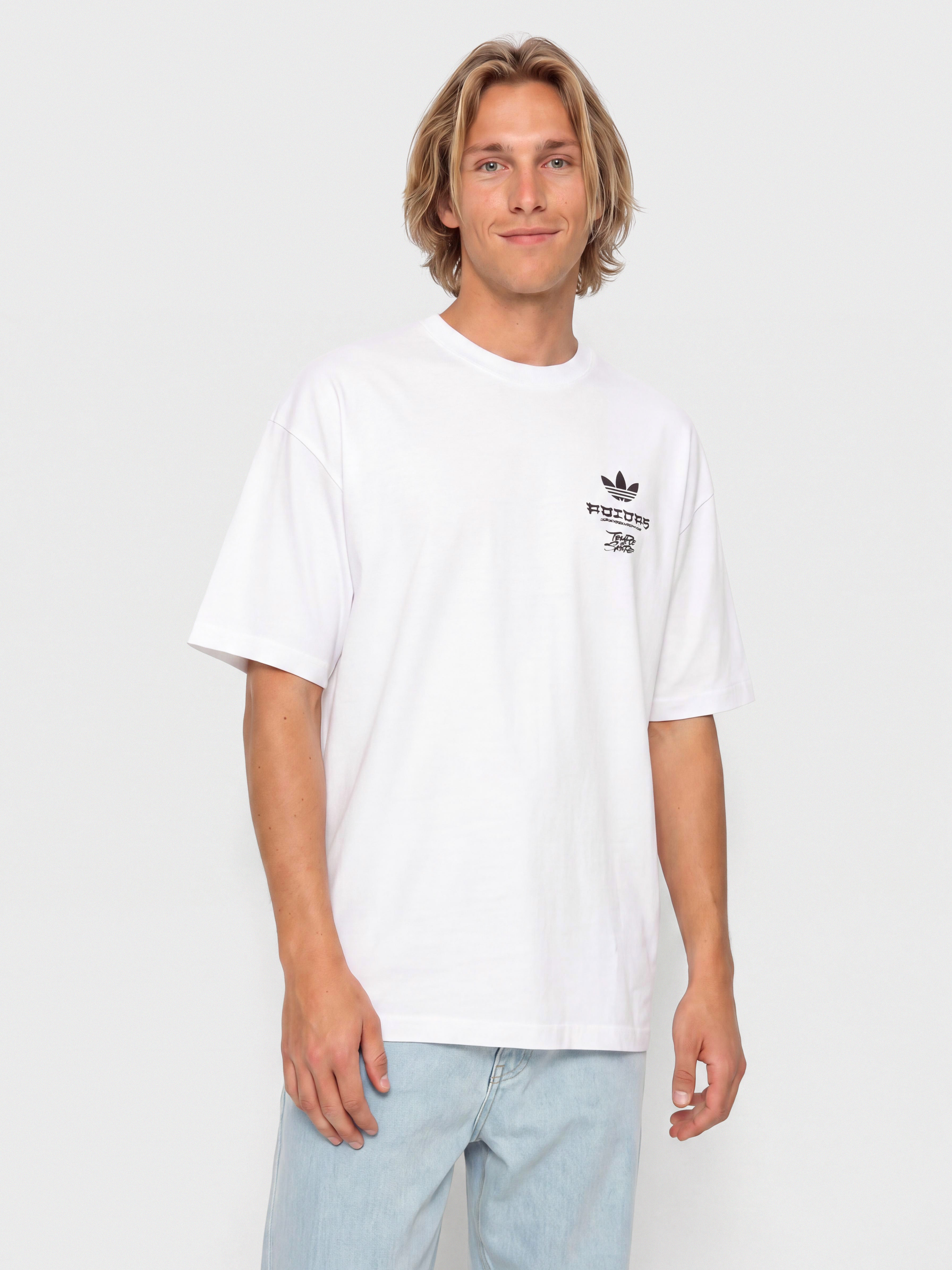 Tricou adidas Tos Crane (white/black)