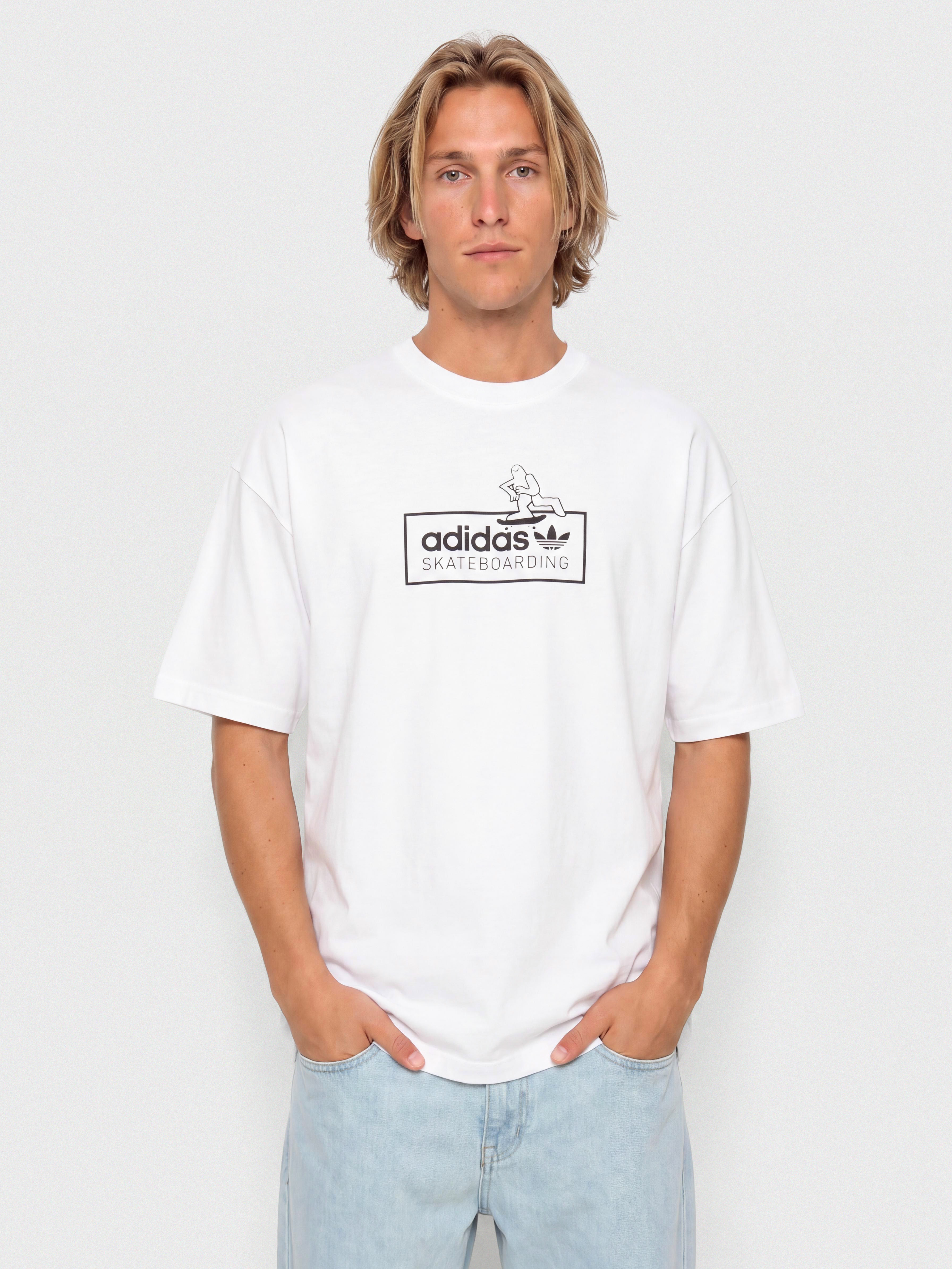 Tricou adidas Gonz Logo (white/black)