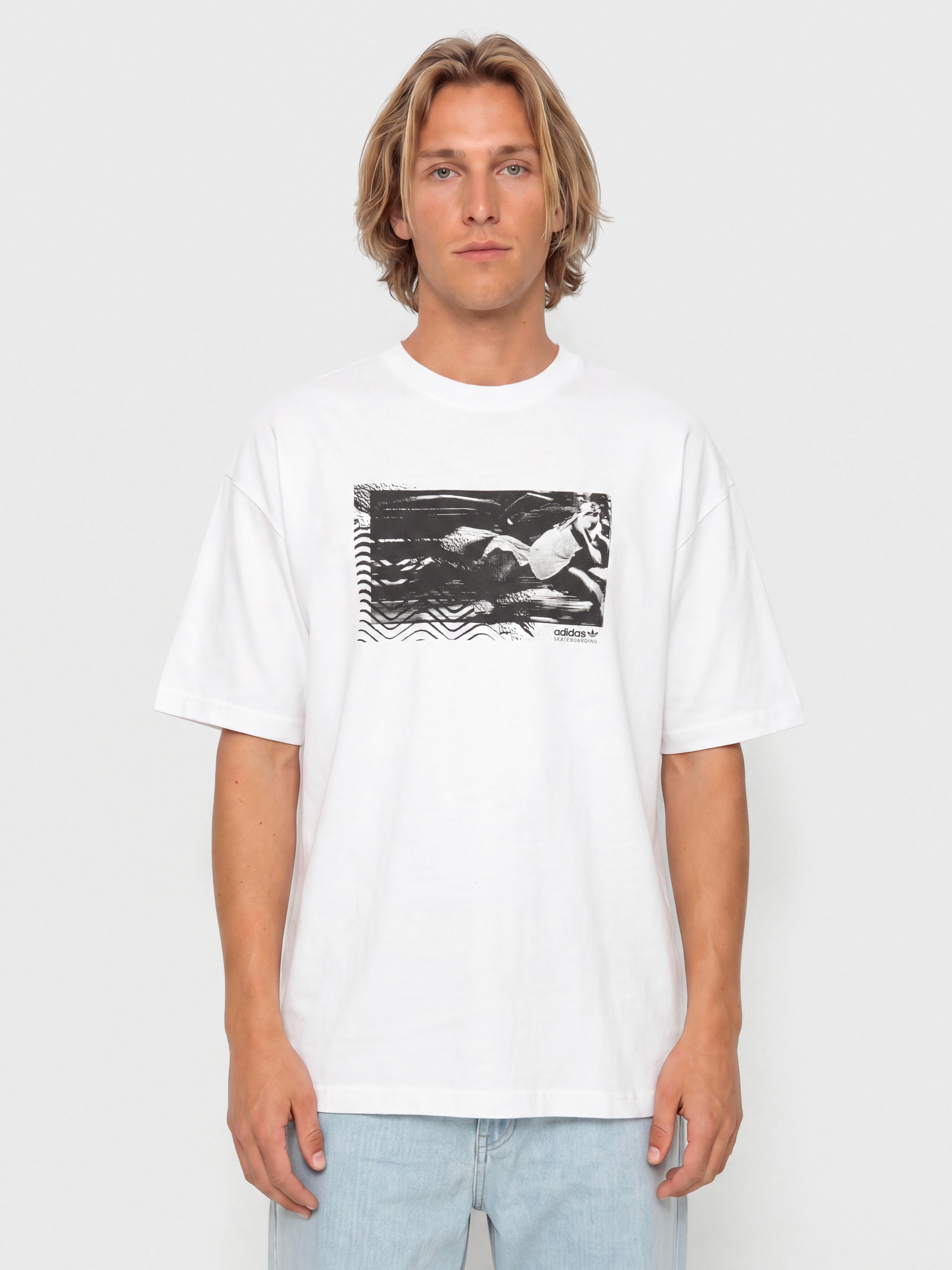 Tricou adidas Skt Wra A G (white)