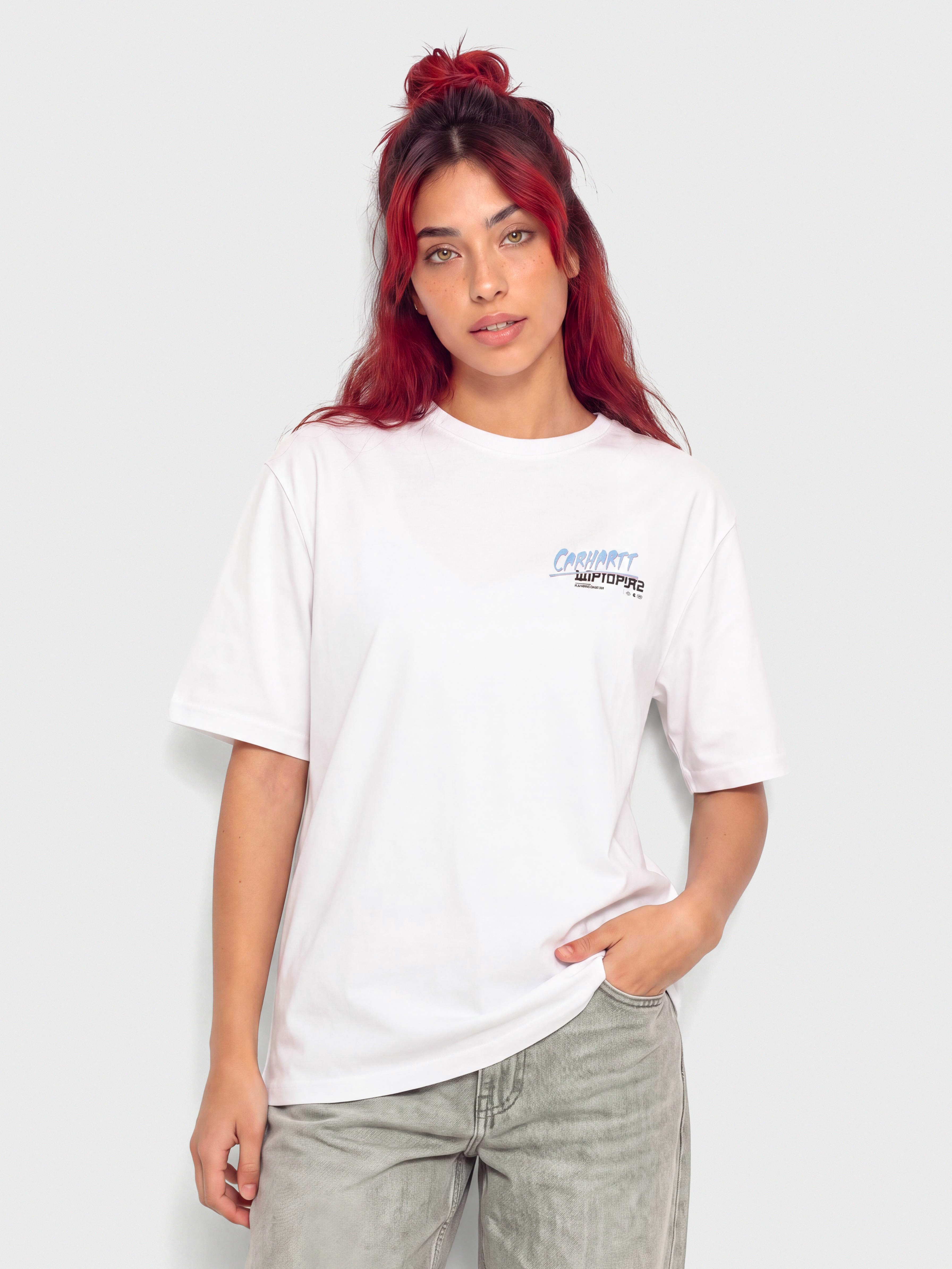 Tricou Carhartt WIP Wiptopia II Wmn (white)
