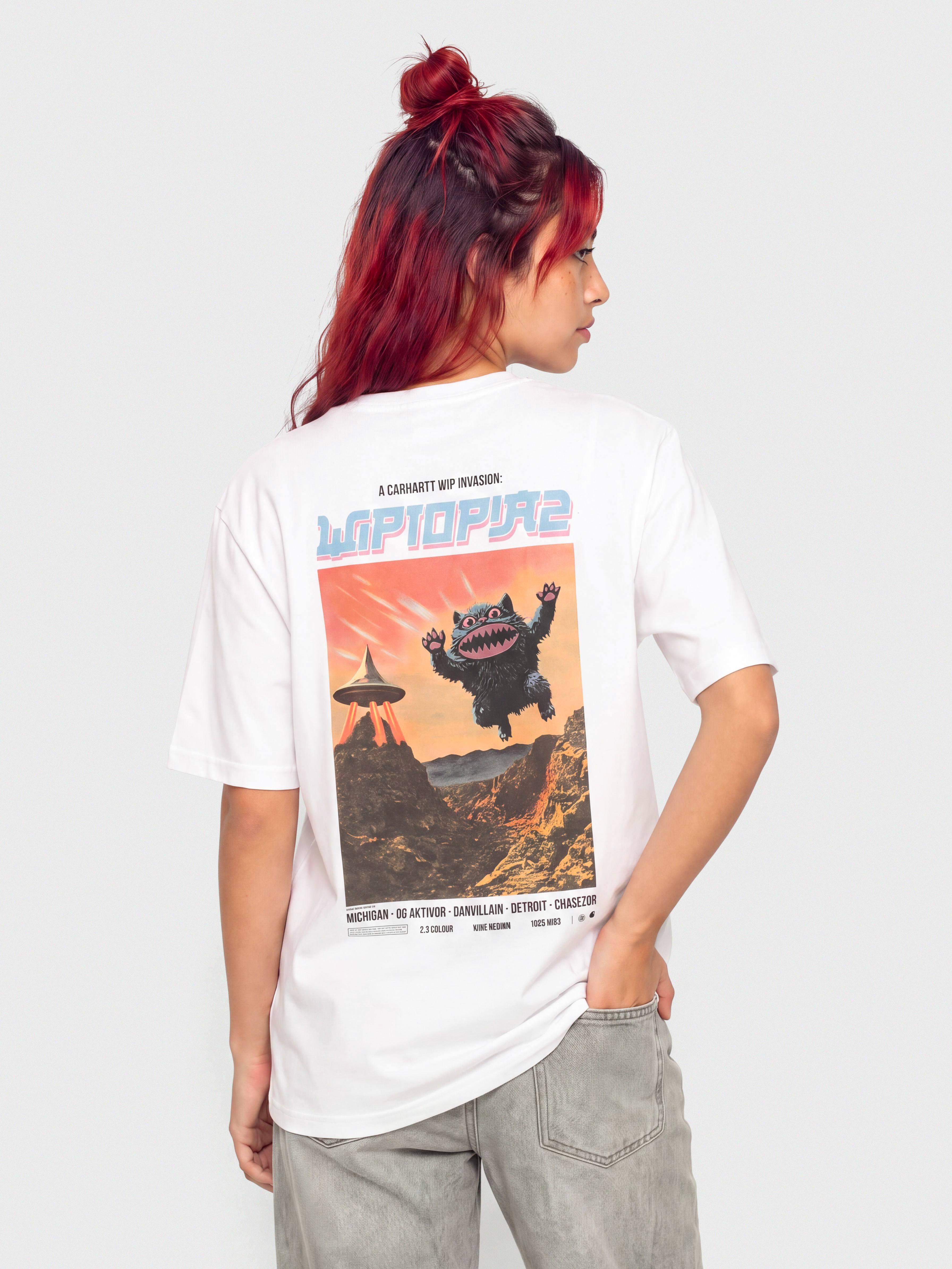 Tricou Carhartt WIP Wiptopia II Wmn (white)