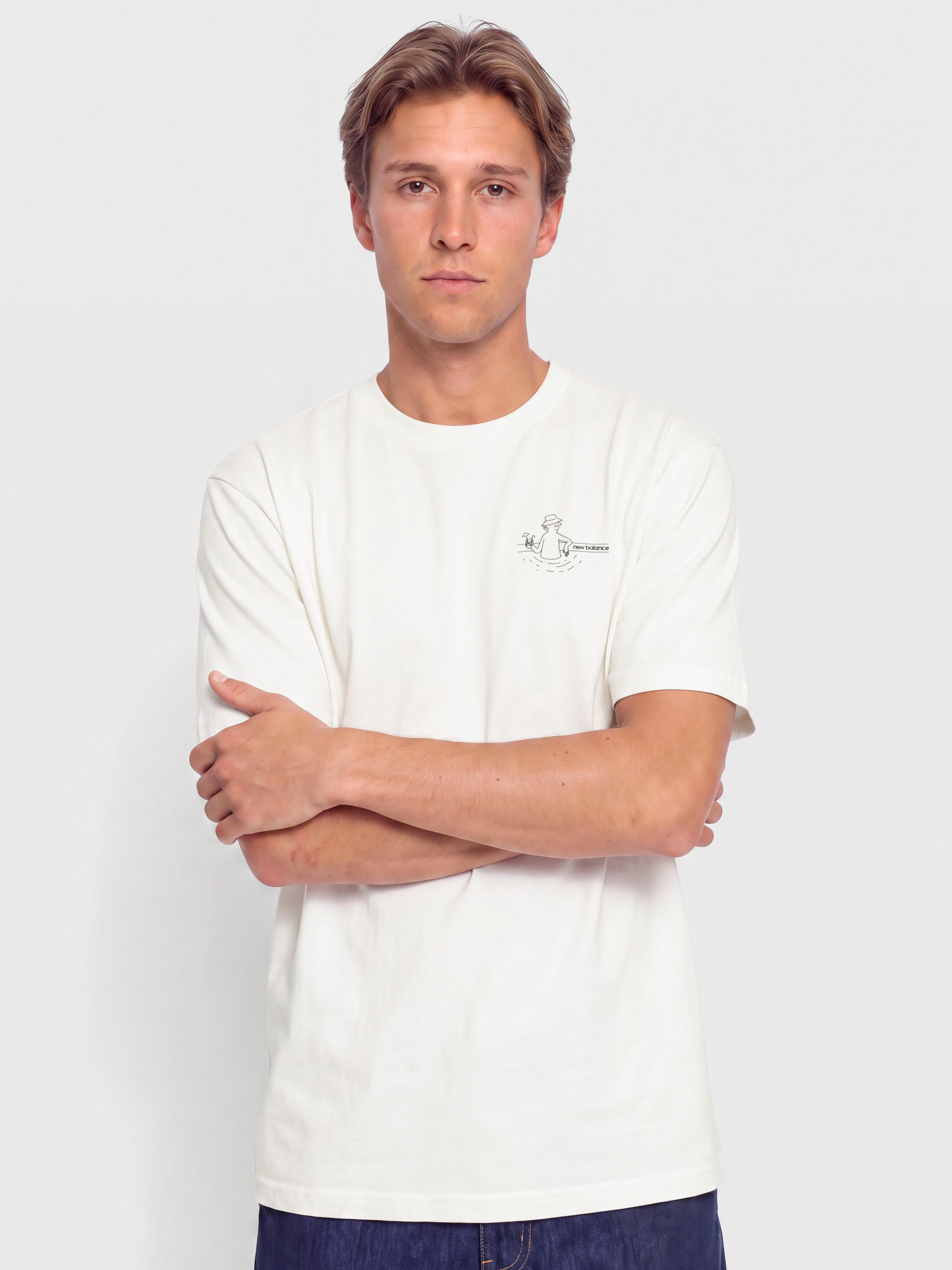 Tricou New Balance Fountain (sea salt)