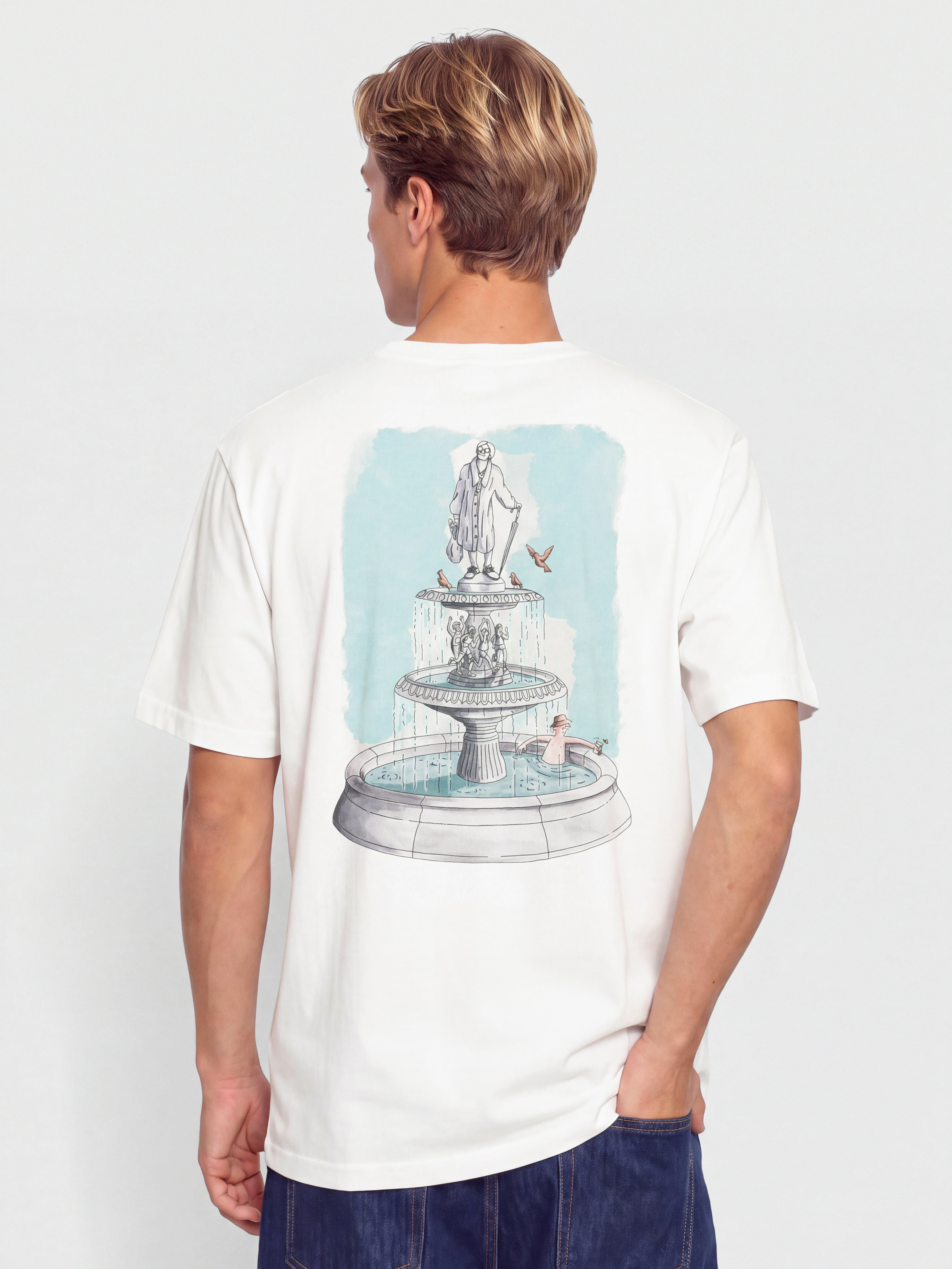Tricou New Balance Fountain (sea salt)