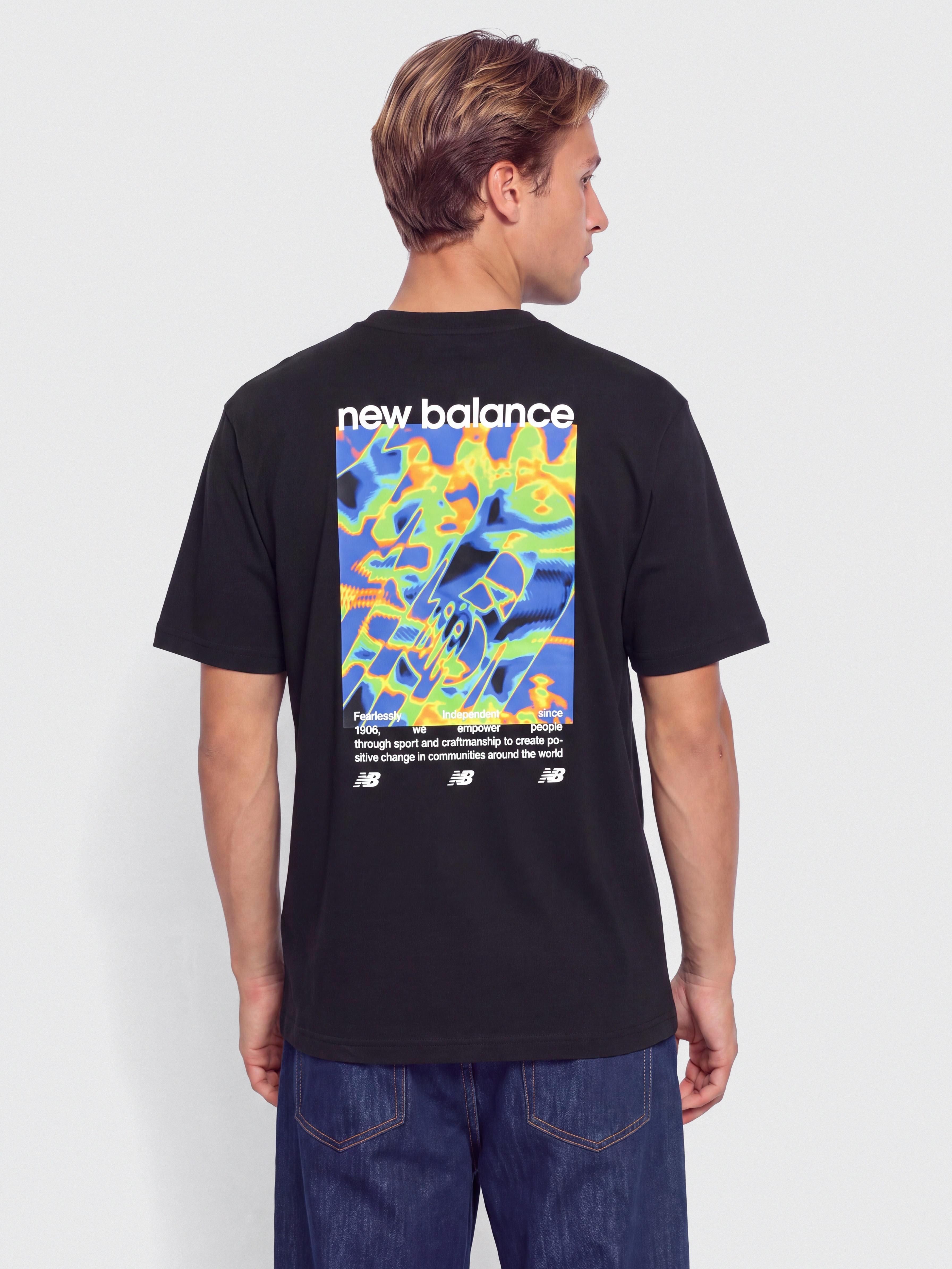 Tricou New Balance Heat Map Forward Thinker (black)