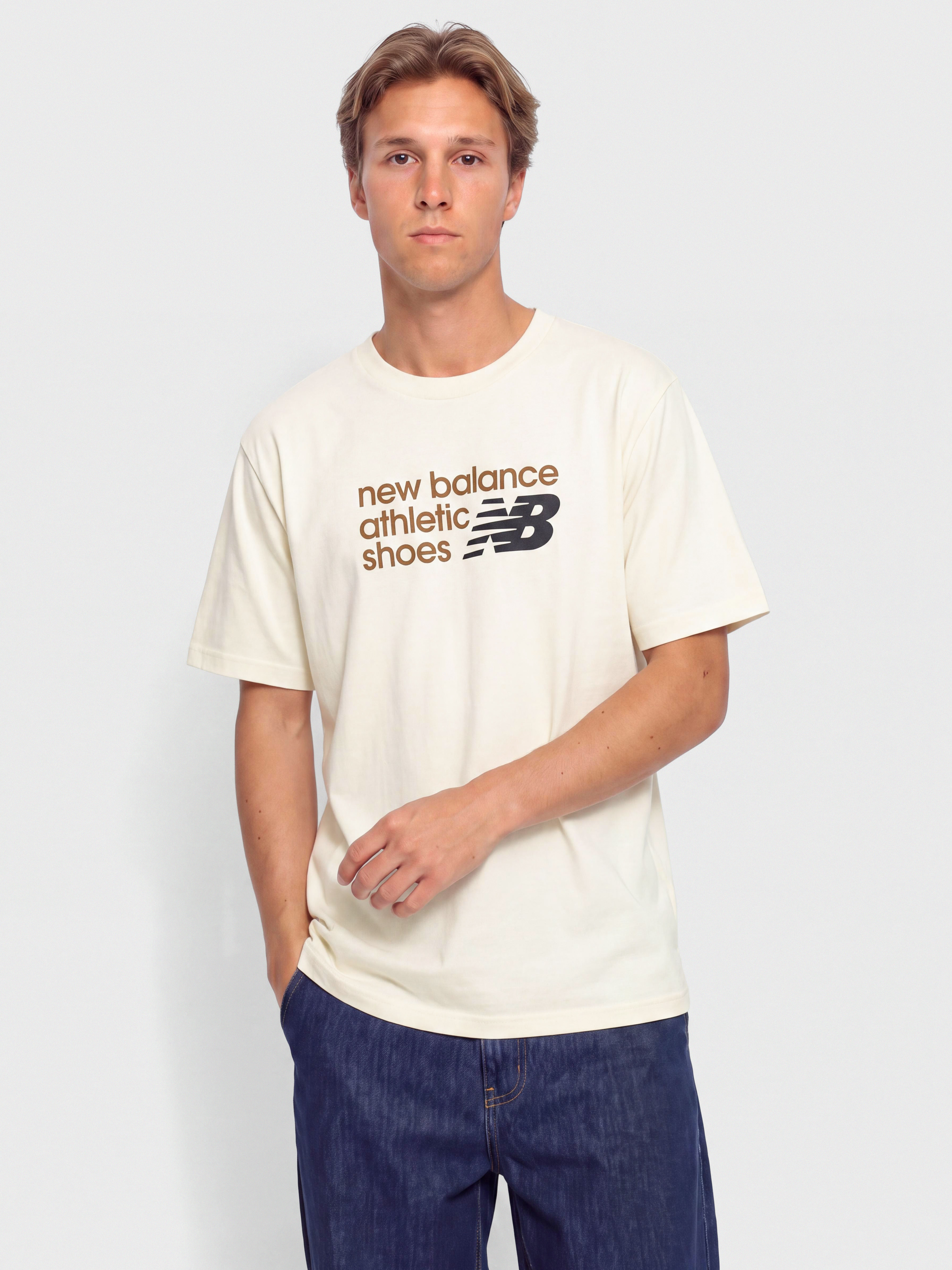 Tricou New Balance Athletics Premium Relaxed Chest Logo