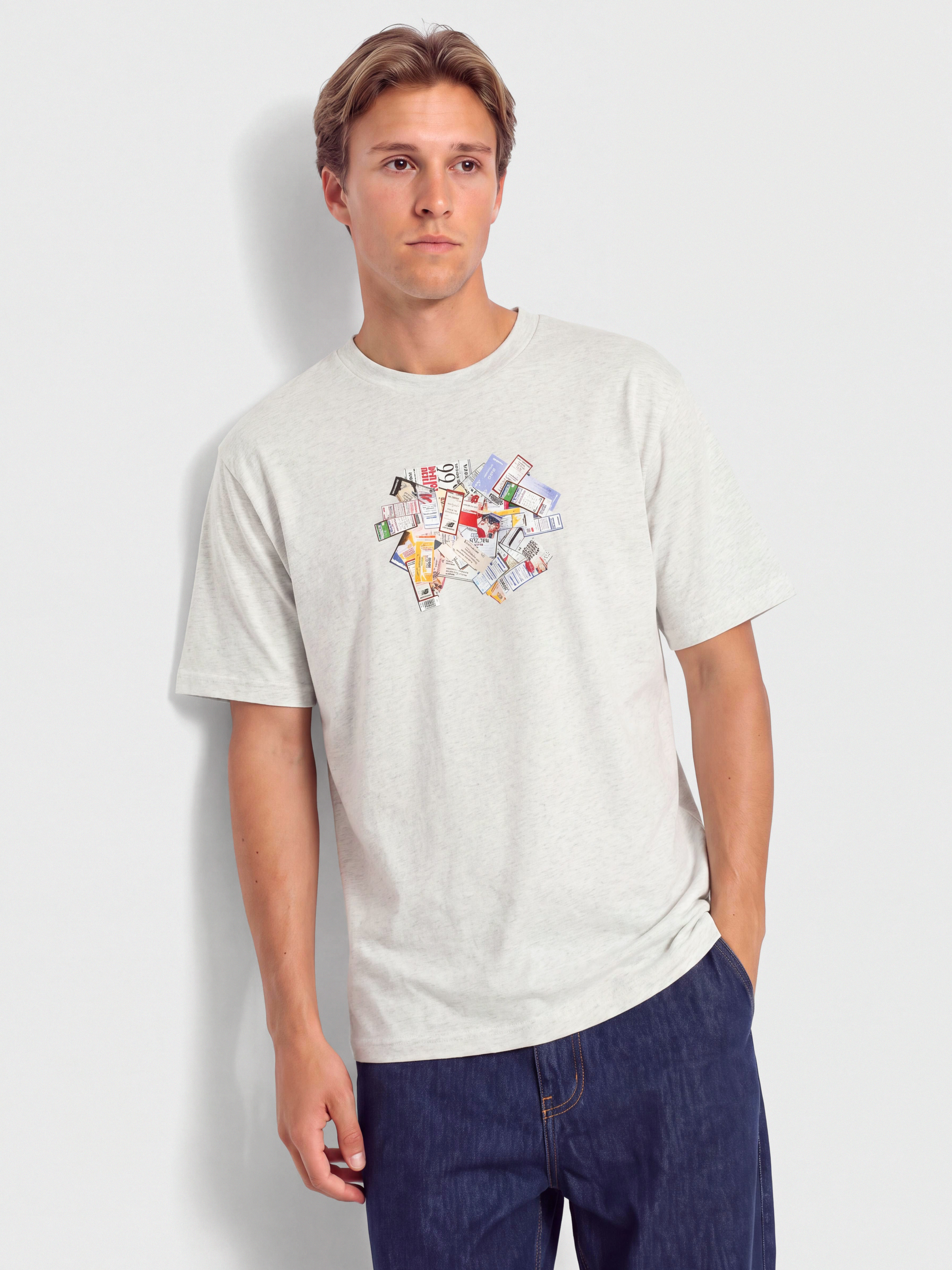 Tricou New Balance Athletics Ticket (grey)
