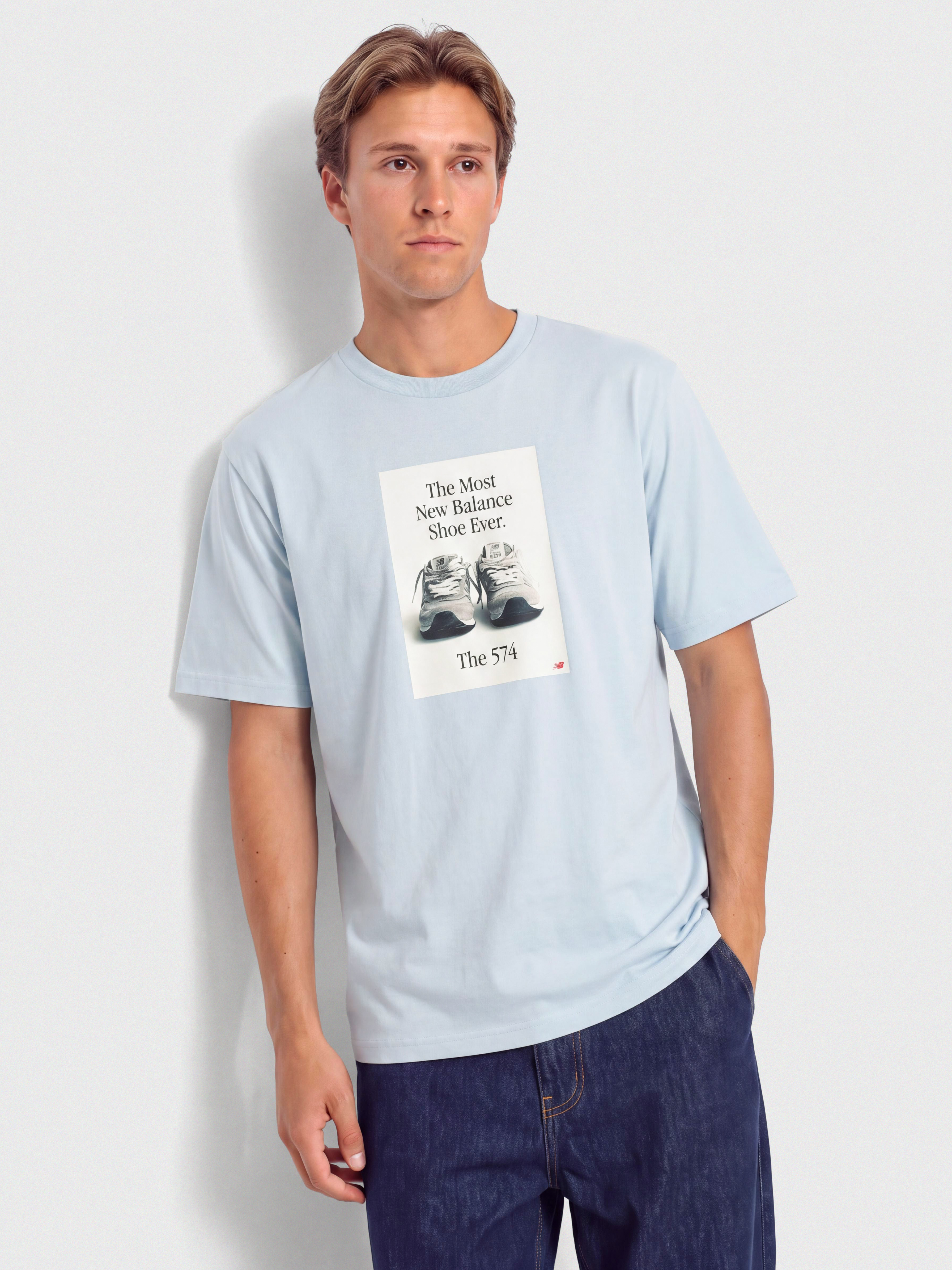 Tricou New Balance 574 Ad (oxford blue)