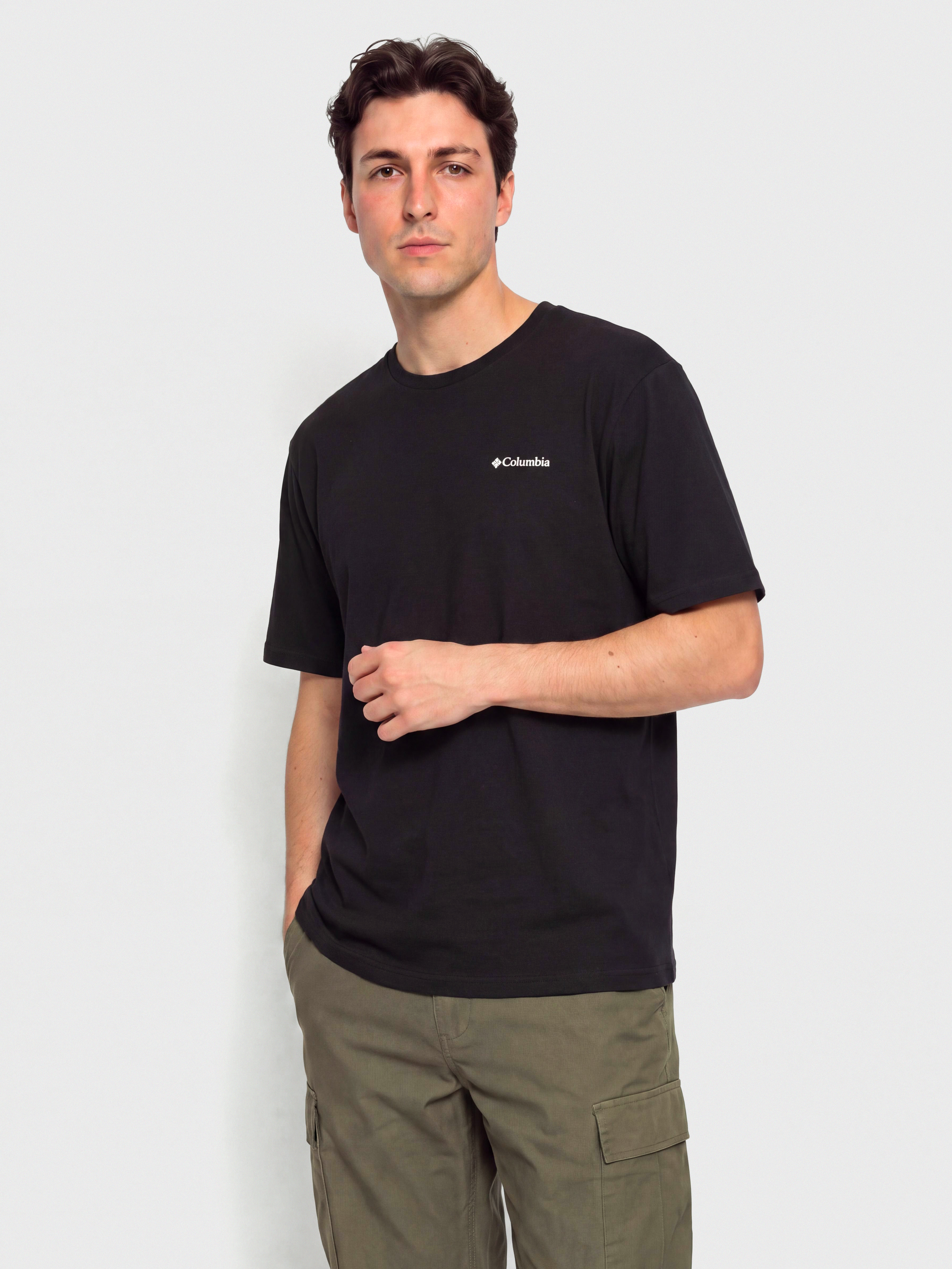 Tricou Columbia CSC Logo Back (black/boxy brand)