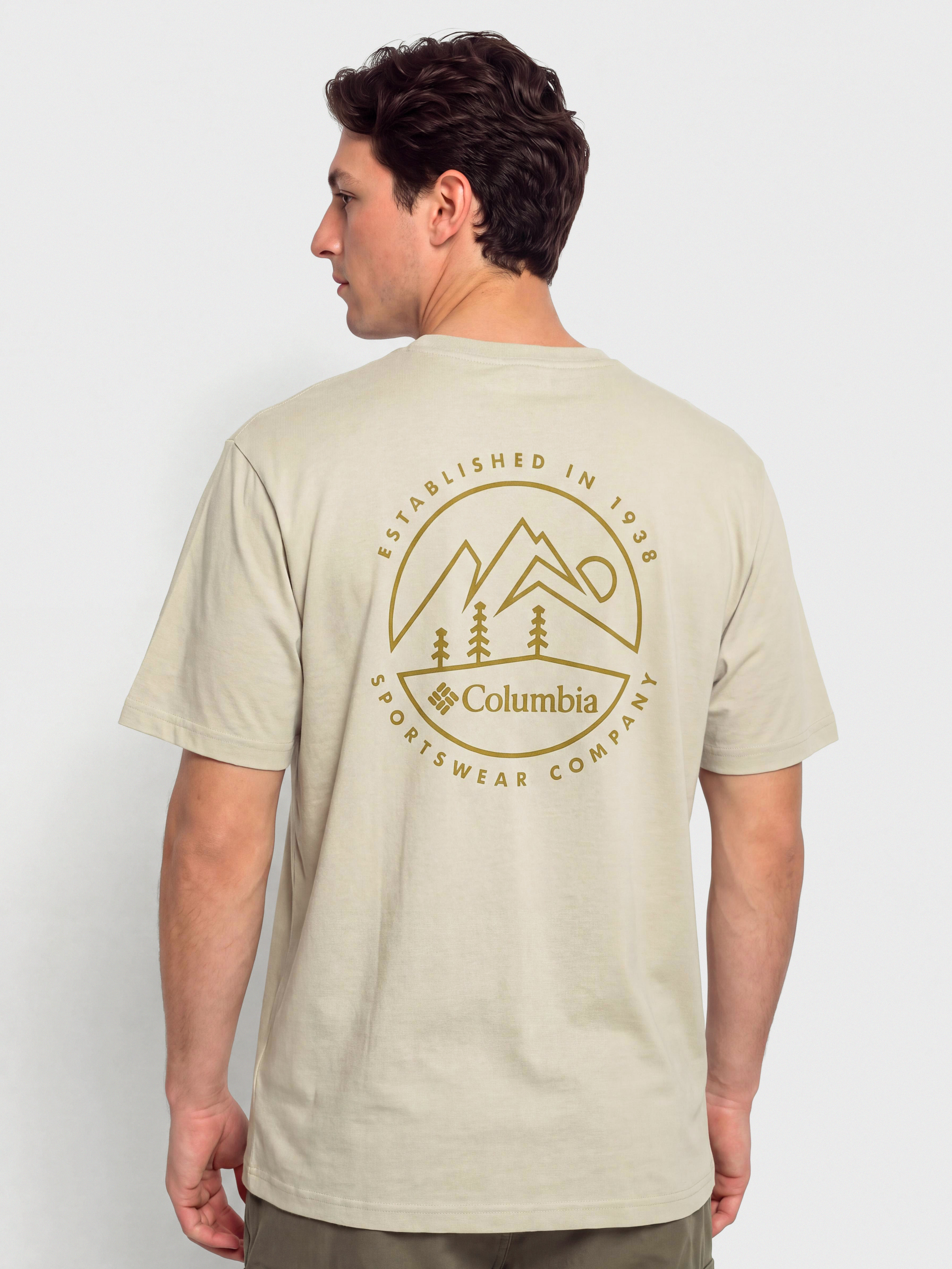 Tricou Columbia Parsons Point (dark stone heat)