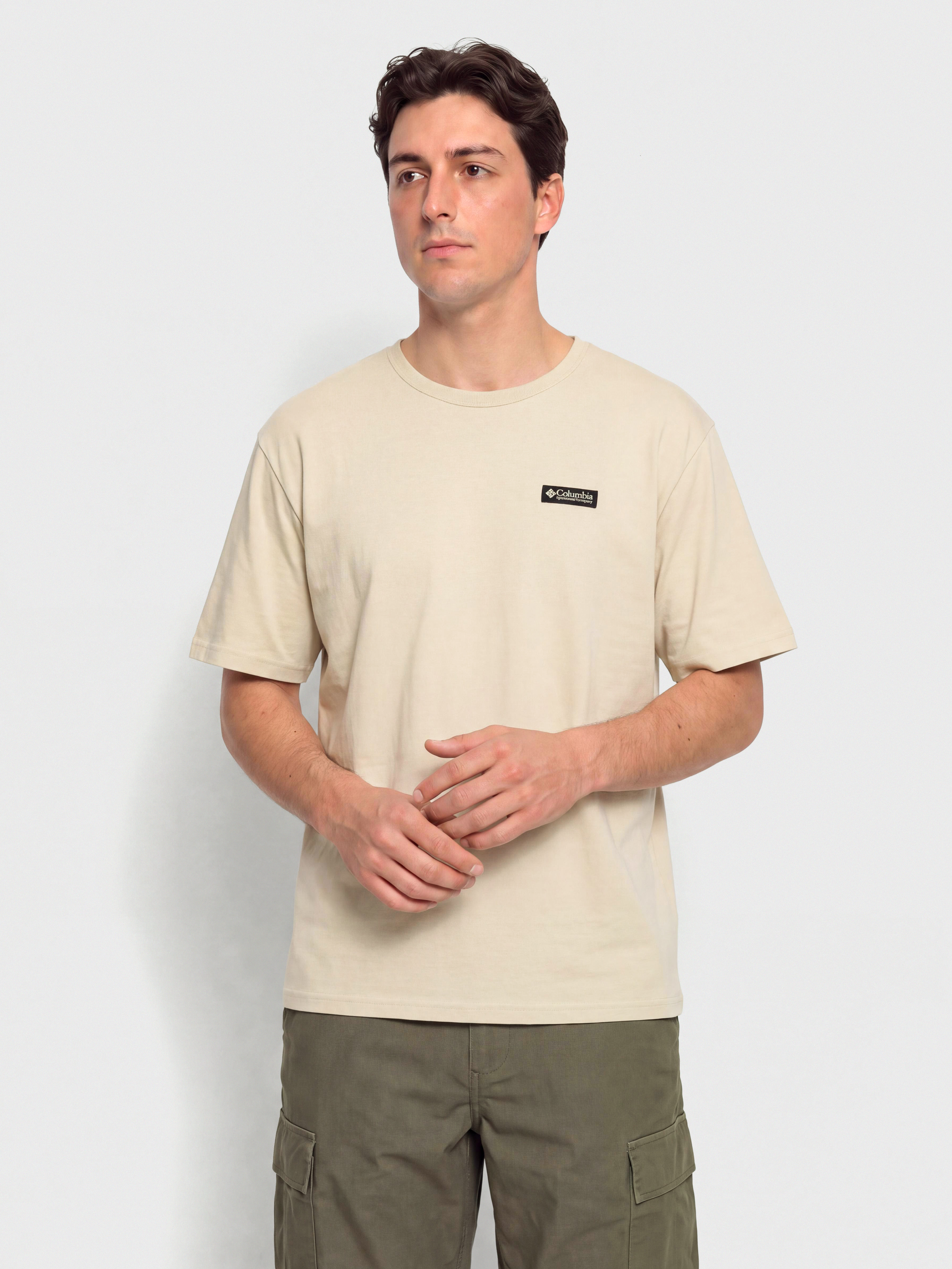 Tricou Columbia CSC Heavyweight Iconic (dark stone/csc box logo)