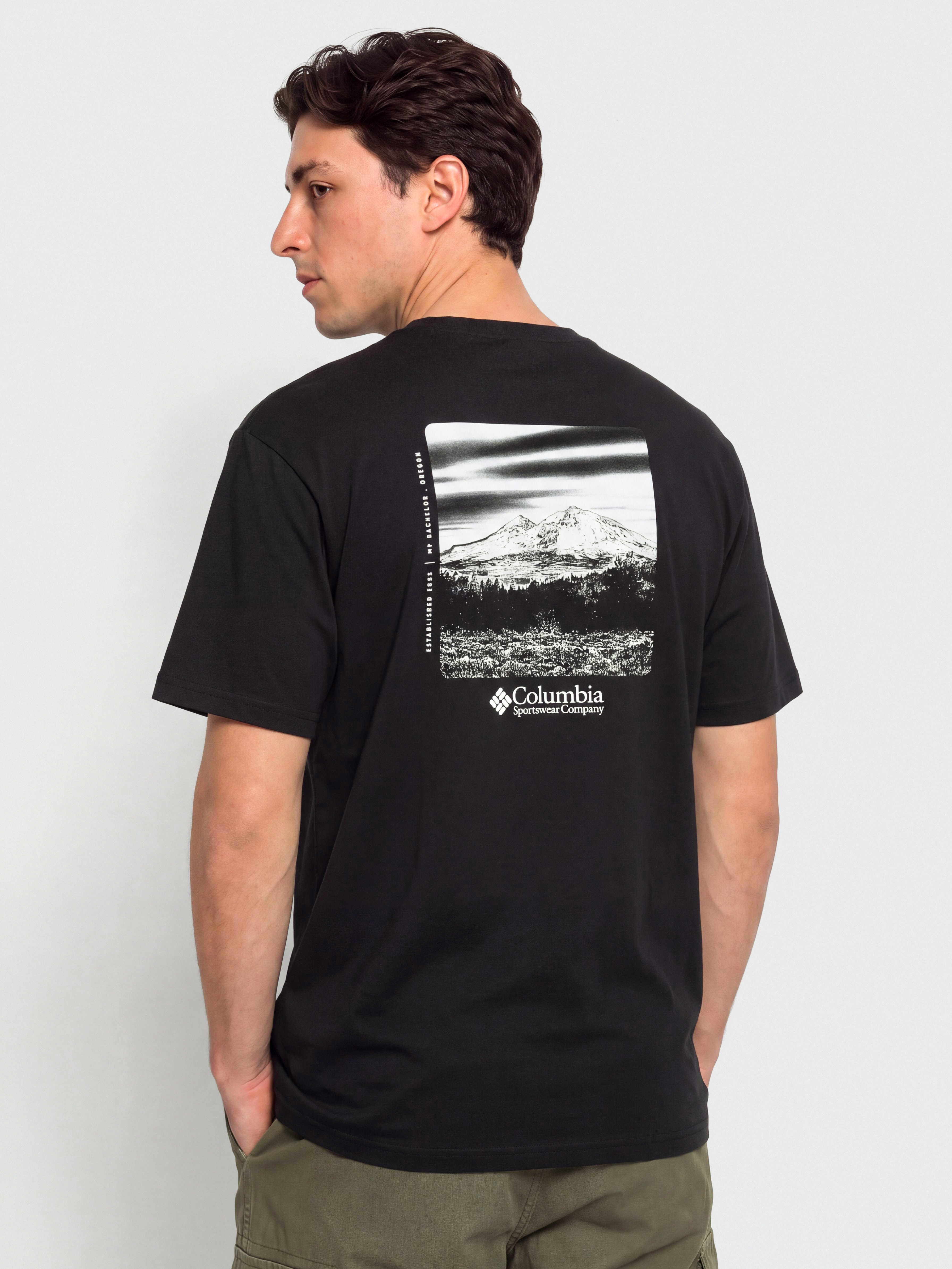 Tricou Columbia CSC Heavyweight Back Graphic (black/photoreal)