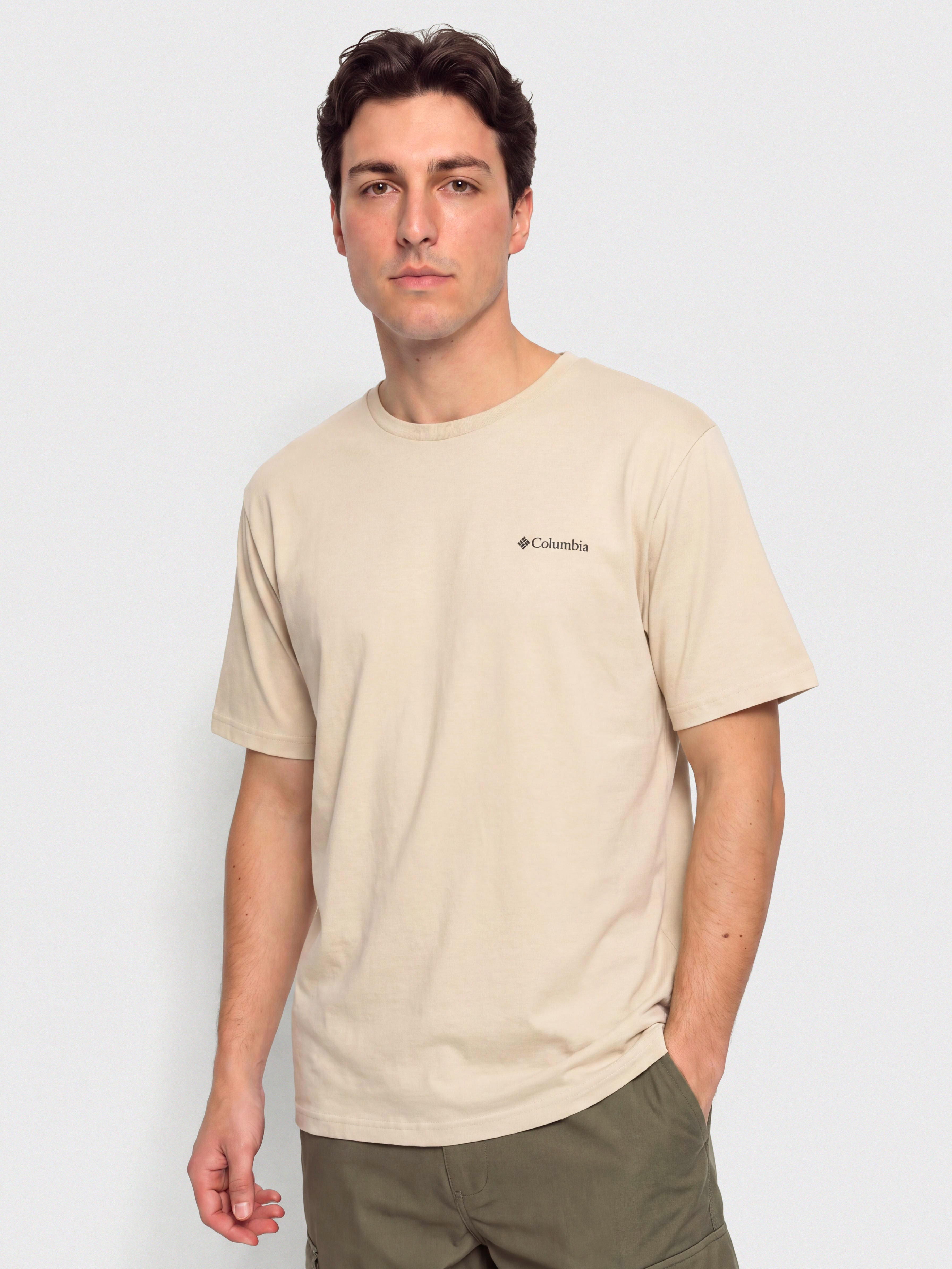 Tricou Columbia CSC Logo Back (dark stone/boxy brand)