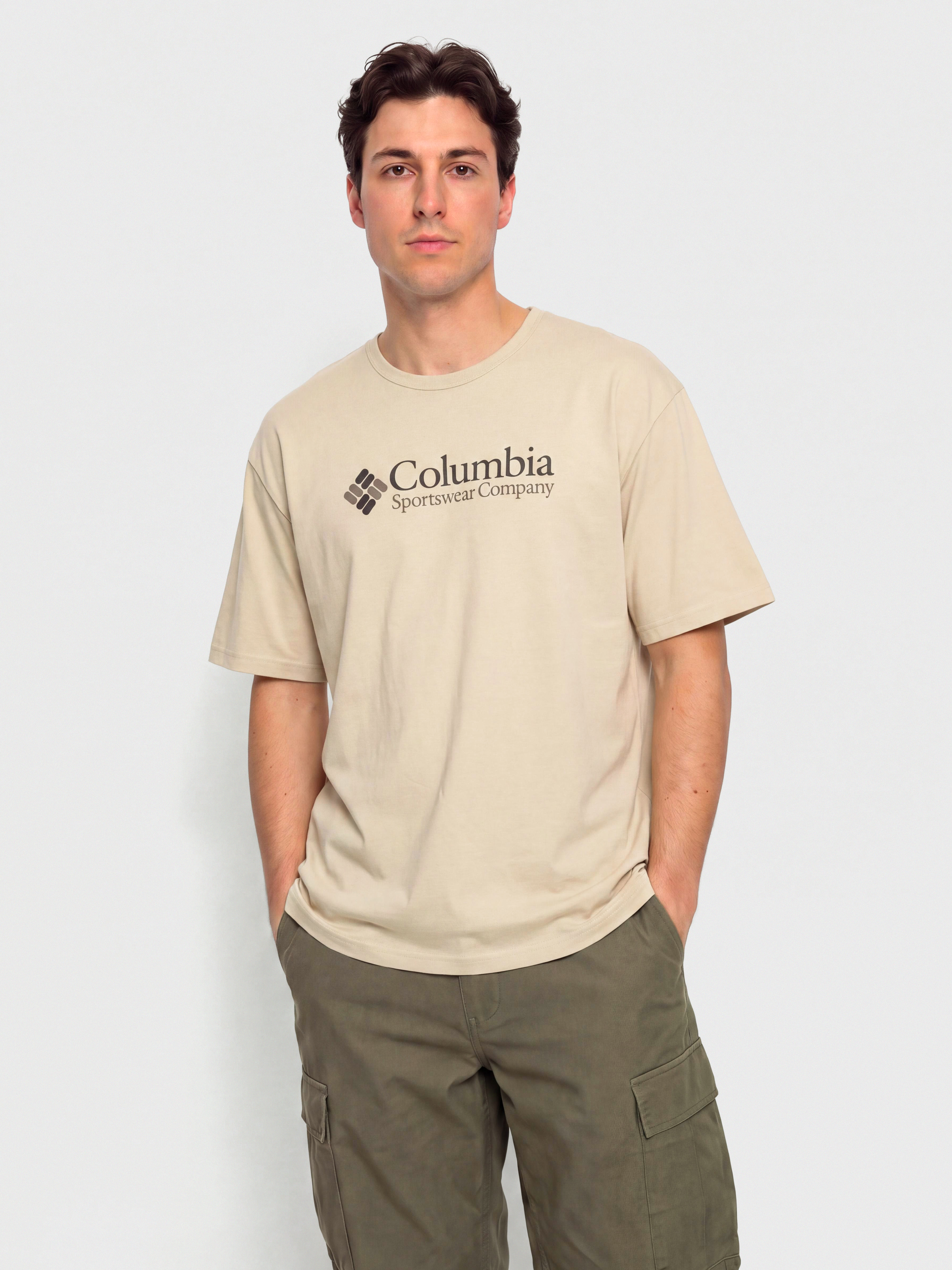 Tricou Columbia CSC Heavyweight Logo (dark stone/csc)