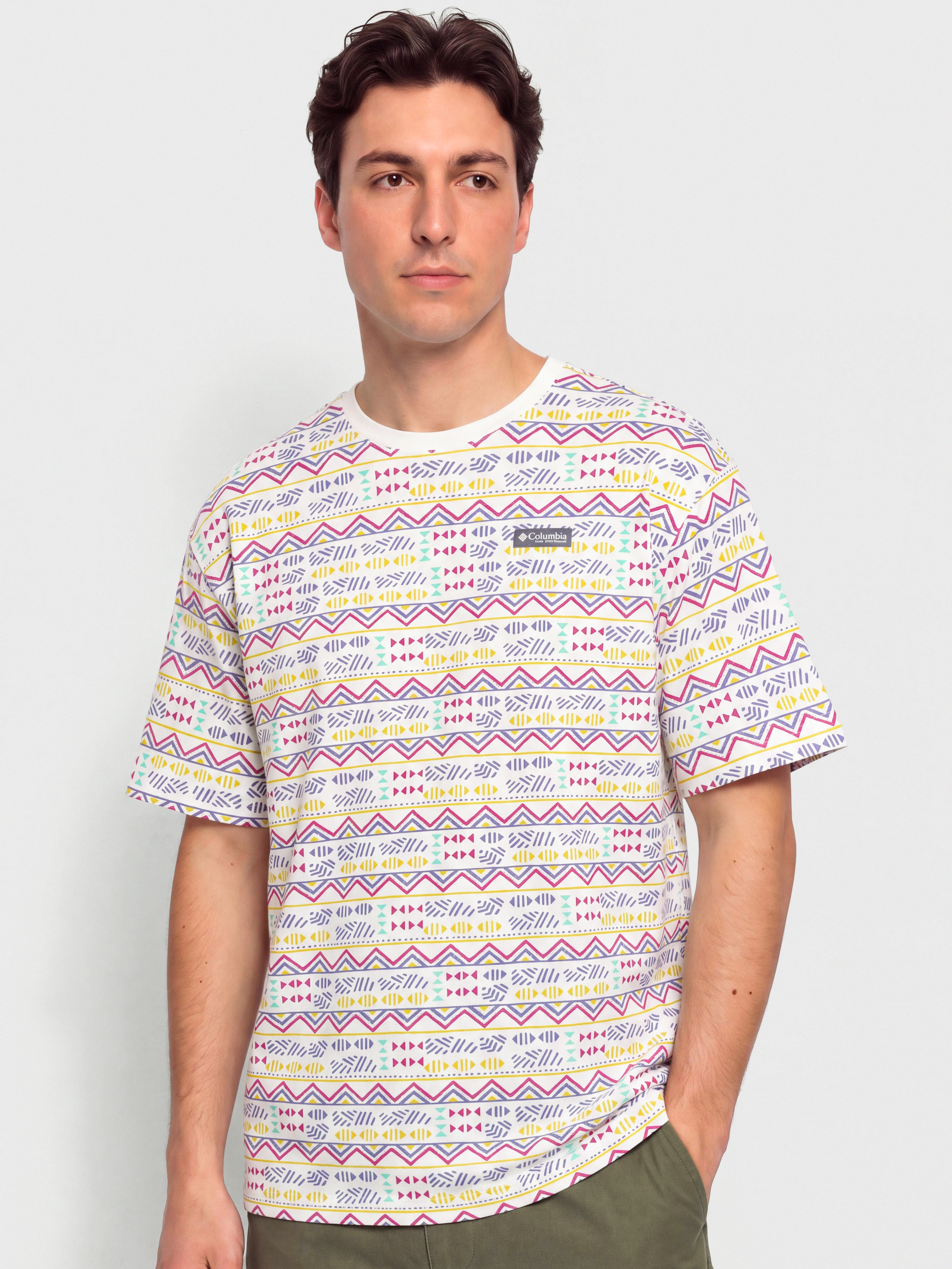 Tricou Columbia CSC Heavyweight Printed (sea salt/horizons)