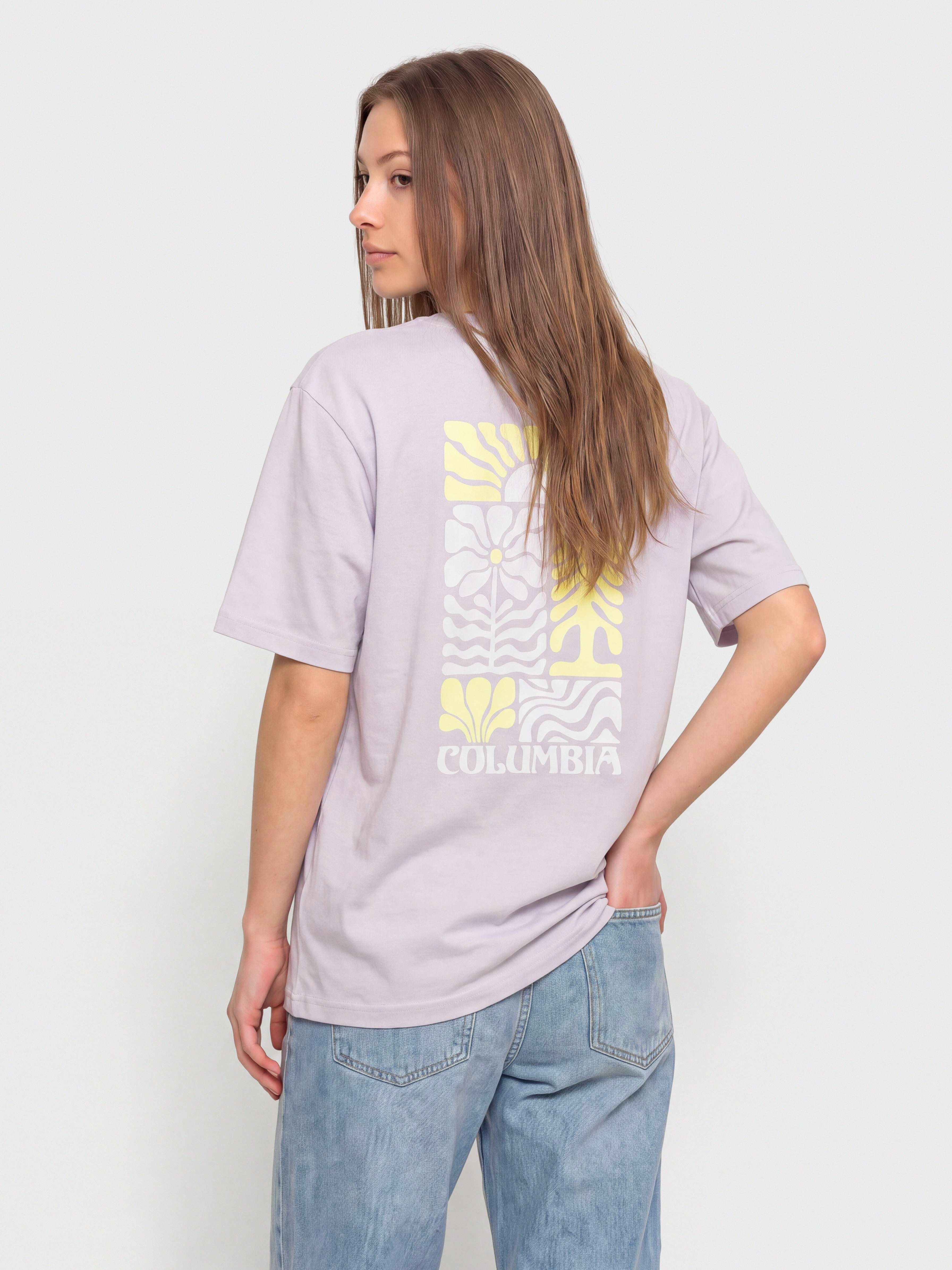 Tricou Columbia Rolling Bend Graphic Oversized Wmn