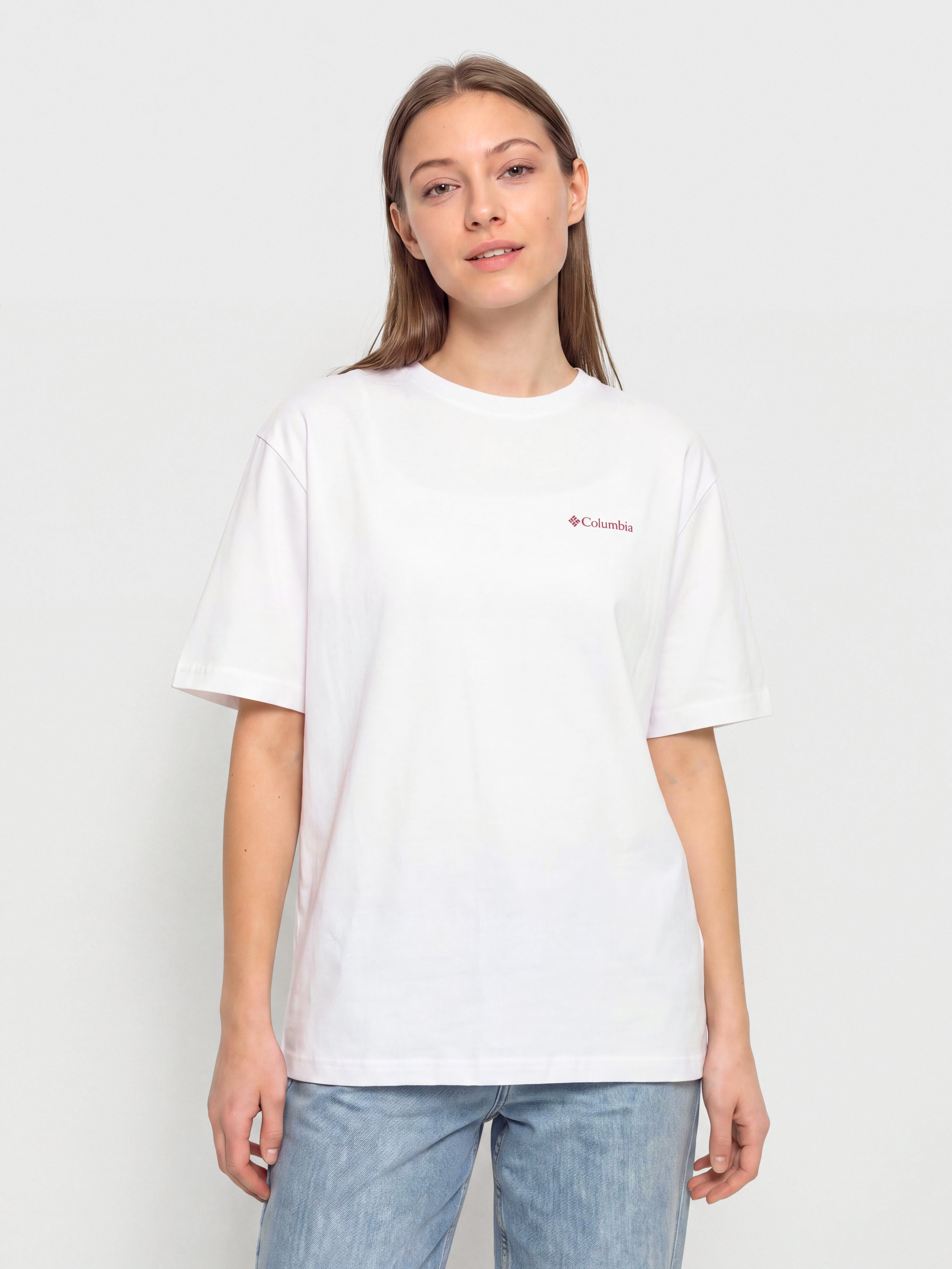 Tricou Columbia Rolling Bend Graphic Oversized Wmn (white/floral groove)