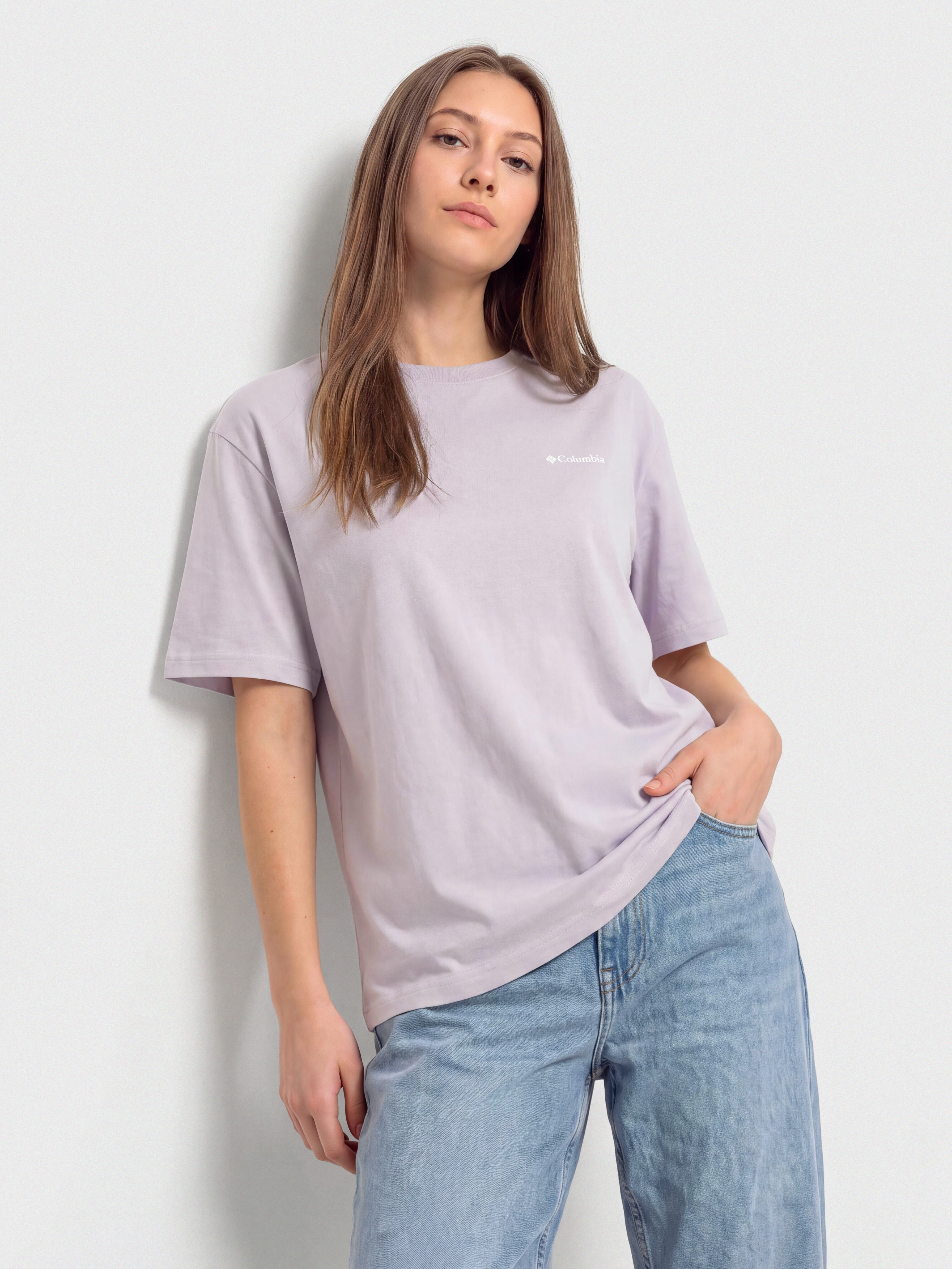 Tricou Columbia Rolling Bend Graphic Oversized Wmn (lavender pearl/floral groove)