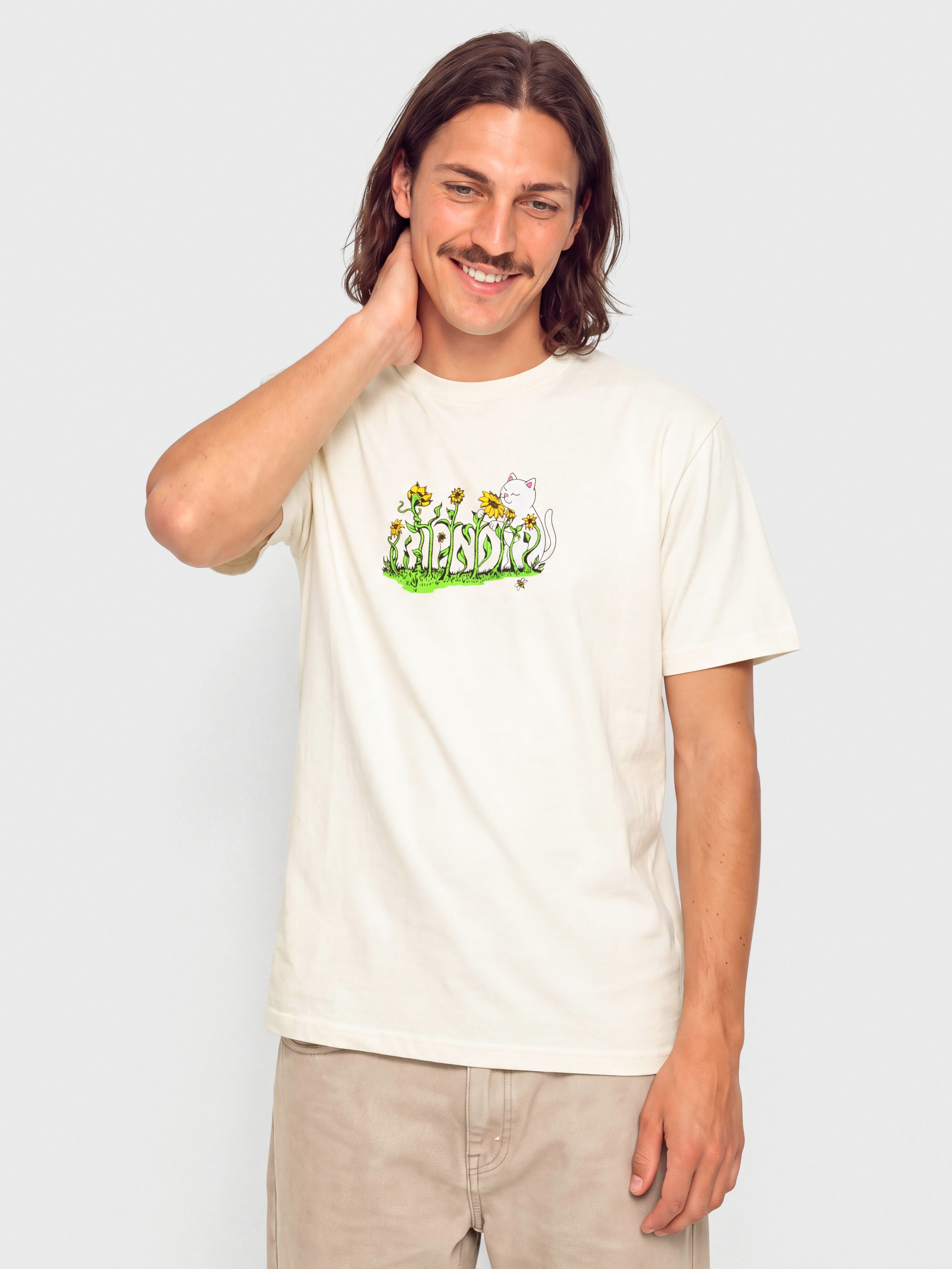 Tricou RipNDip Flower Boy (bone)