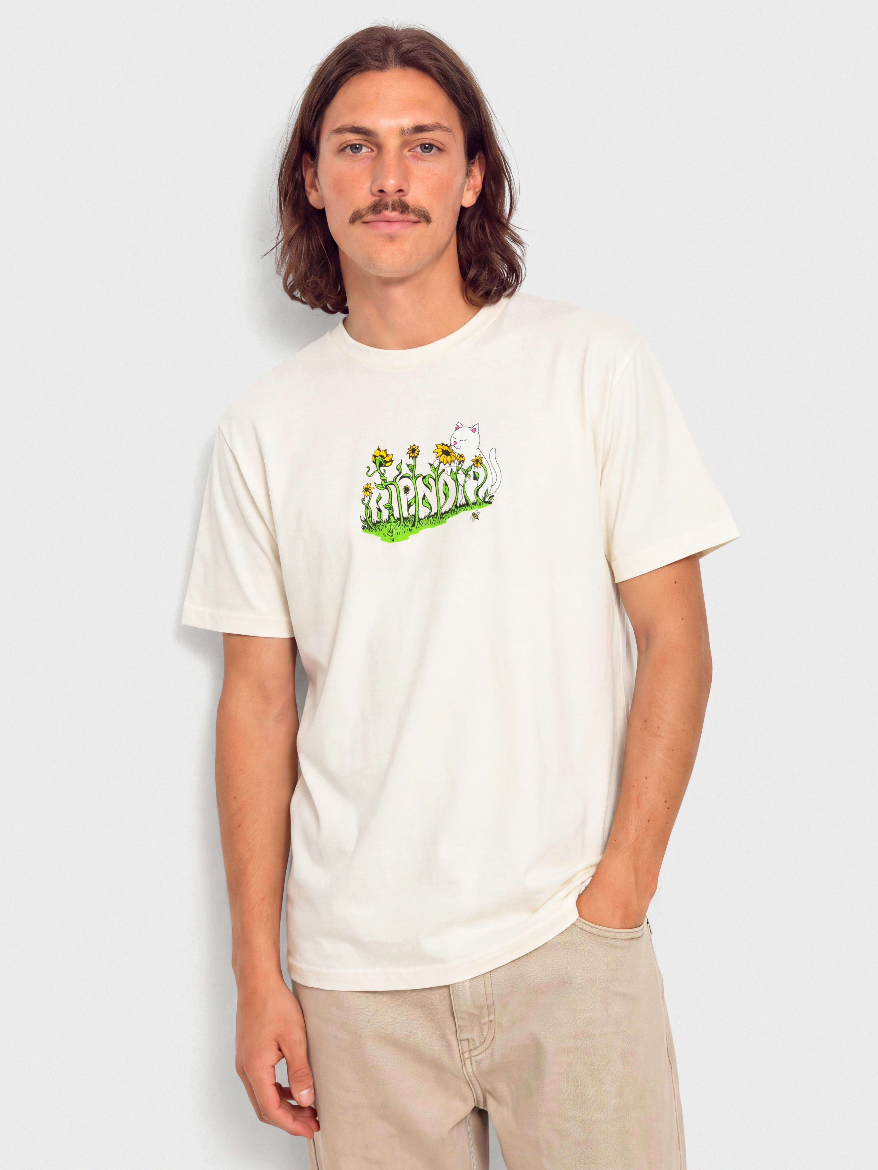 Tricou RipNDip Flower Boy (bone)