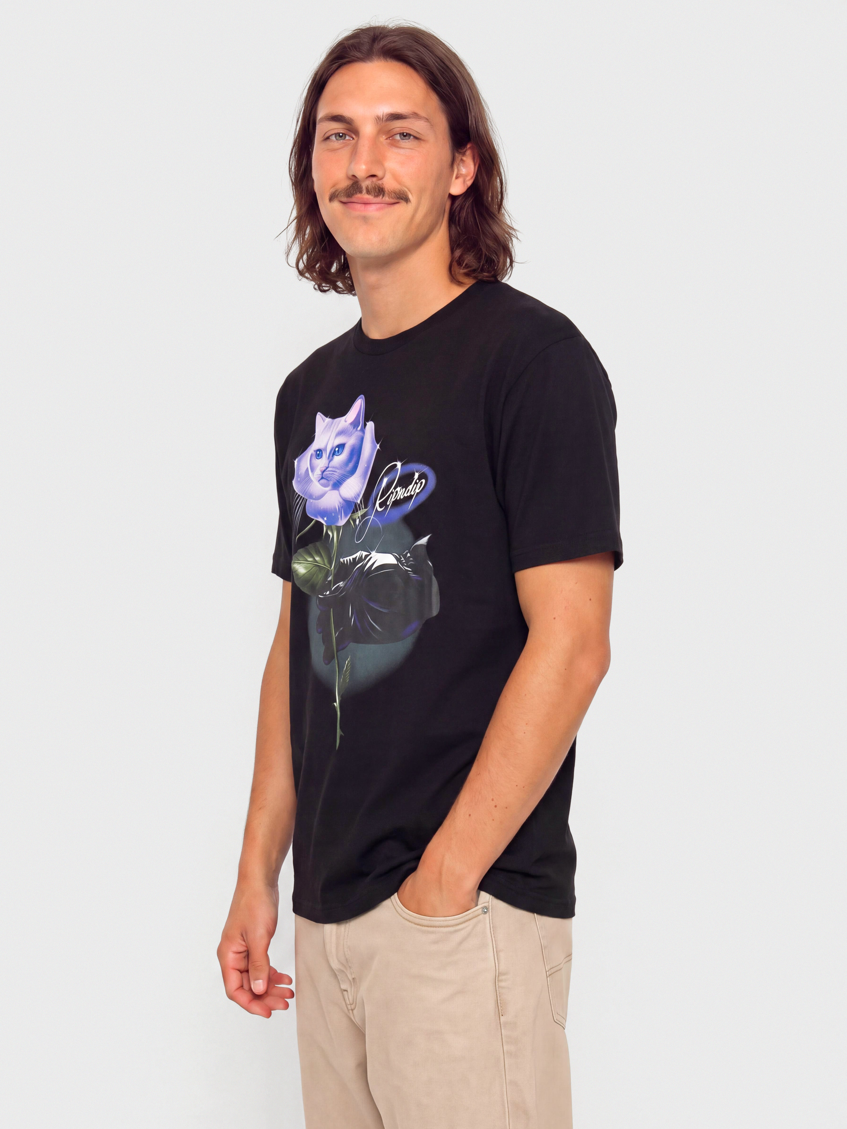 Tricou RipNDip Rose (black)