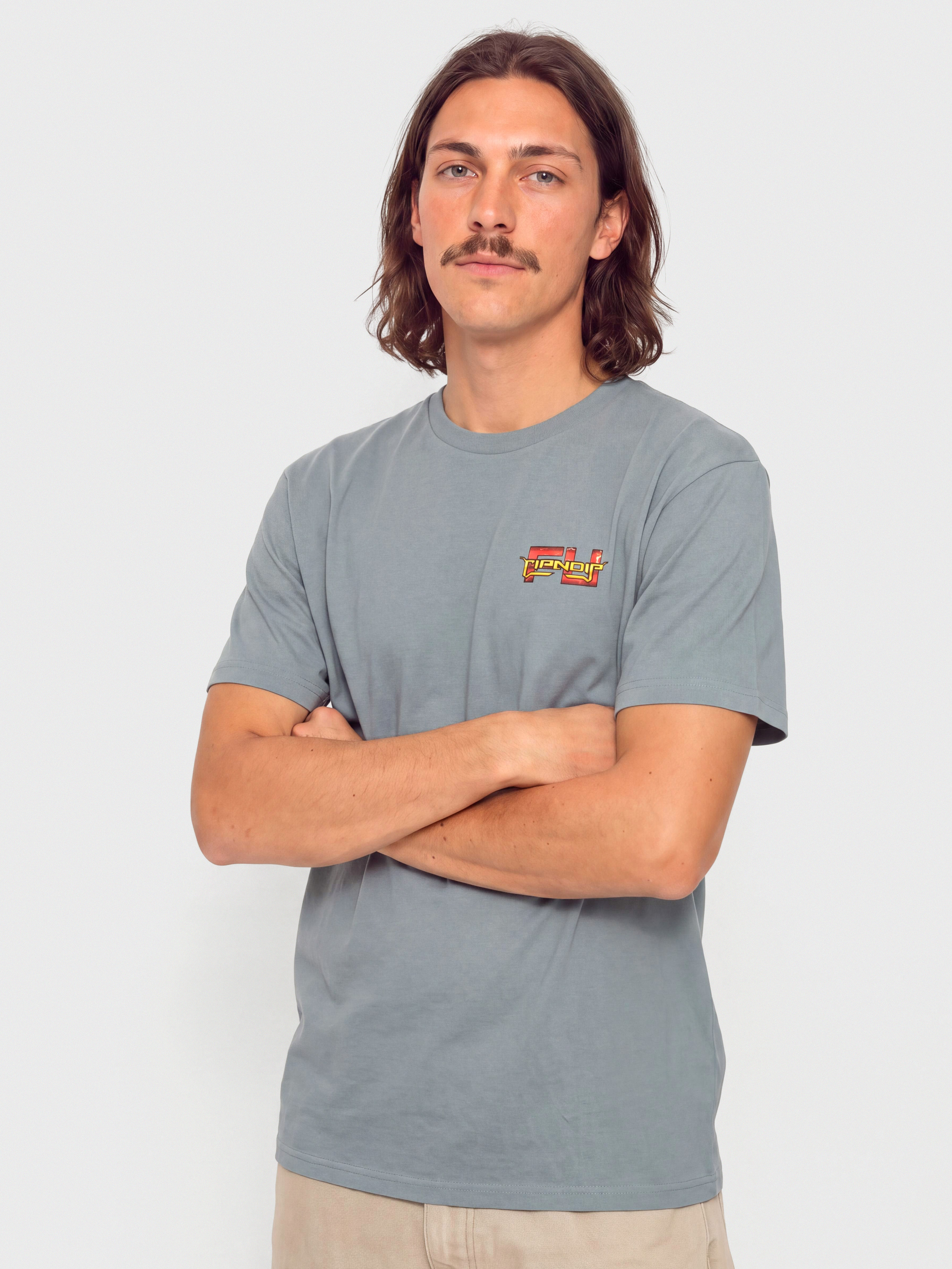 Tricou RipNDip Fight (dusty slate)