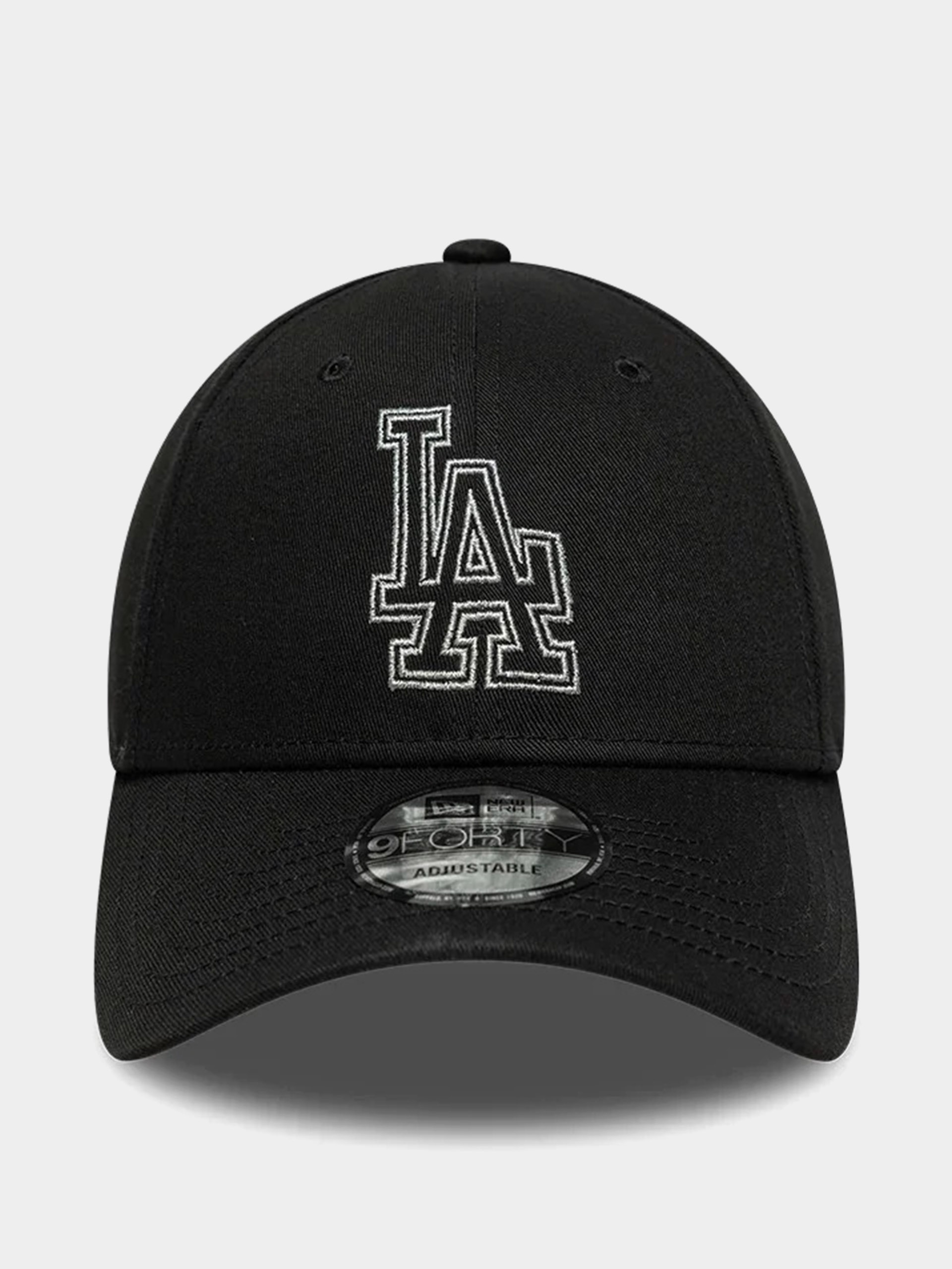 Șapcă New Era Metallic Outline 9Forty Los Angeles Dodgers (black)