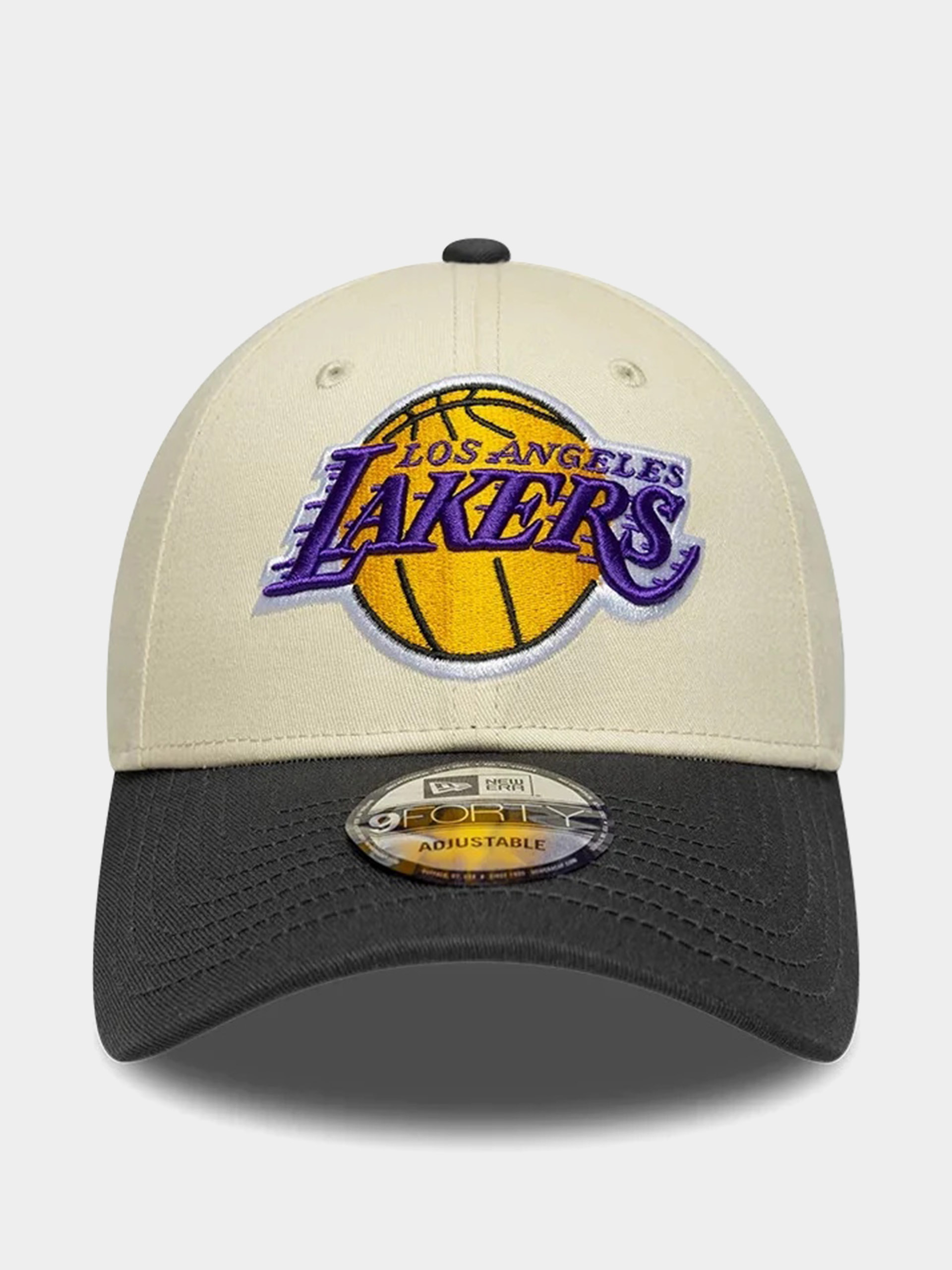 Șapcă New Era Nba Colourblock 9Forty Los Angeles Lakers (light cream/grey)