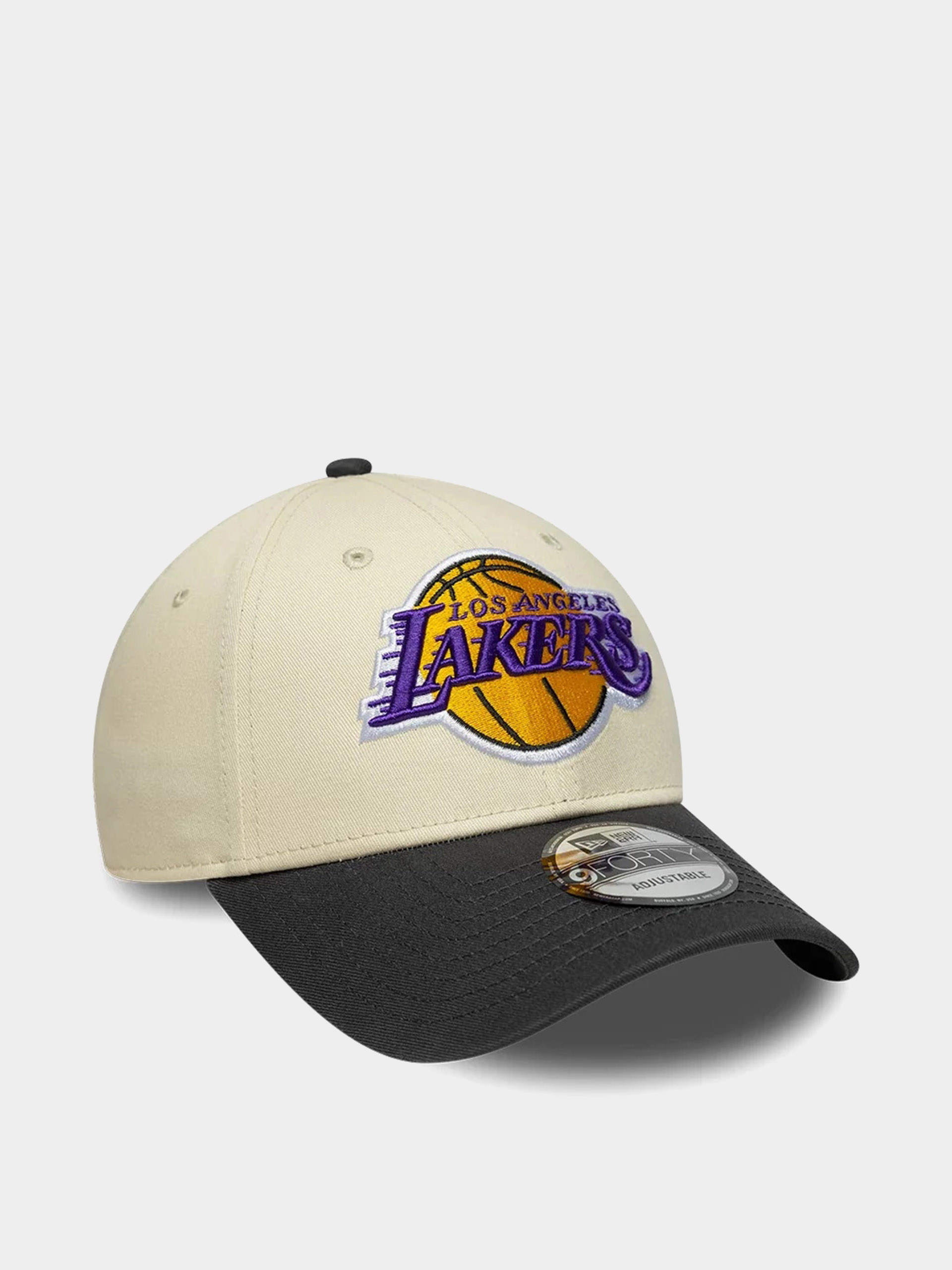 Șapcă New Era Nba Colourblock 9Forty Los Angeles Lakers (light cream/grey)