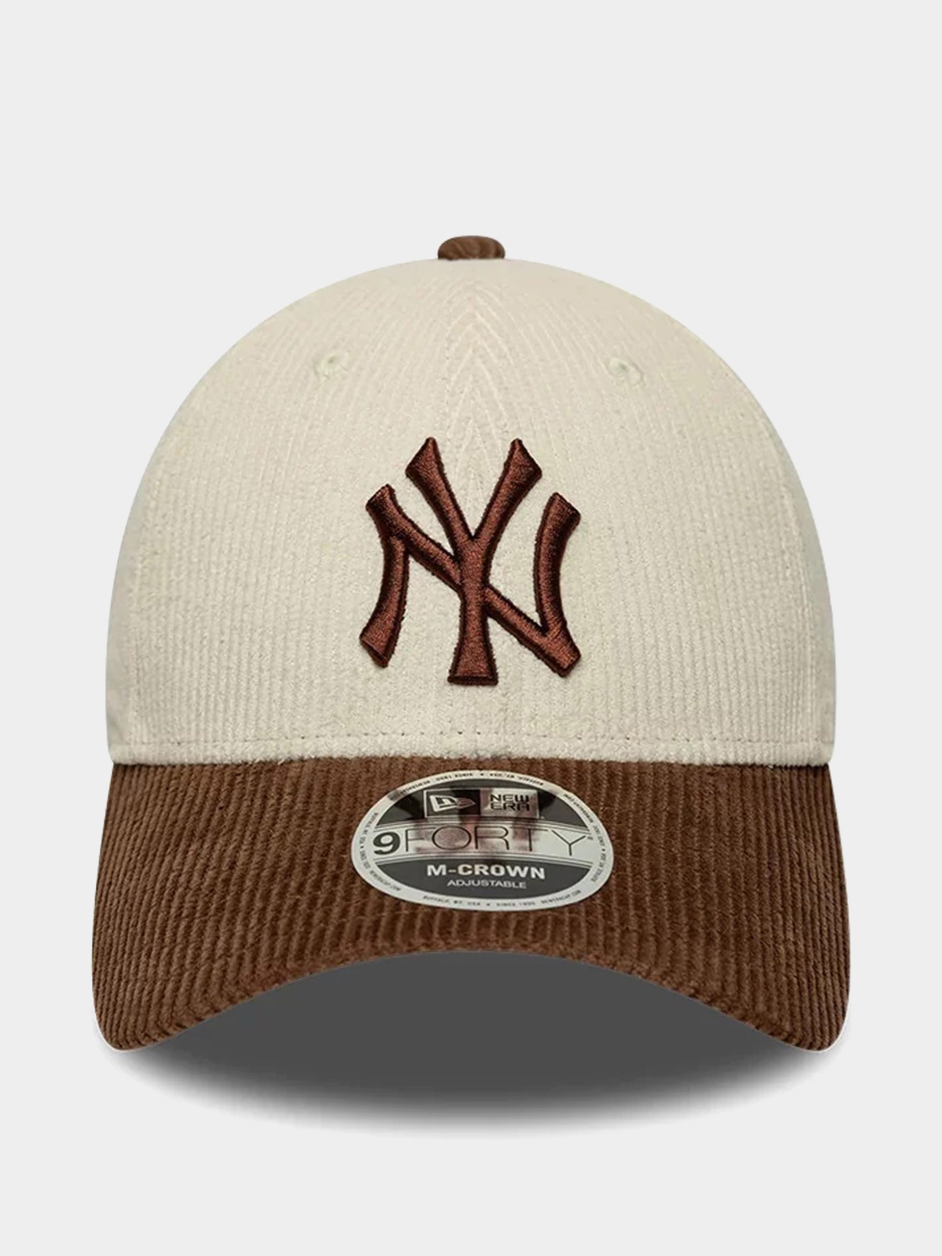 Șapcă New Era Cord 9Forty Mc New York Yankees (light cream/brown)